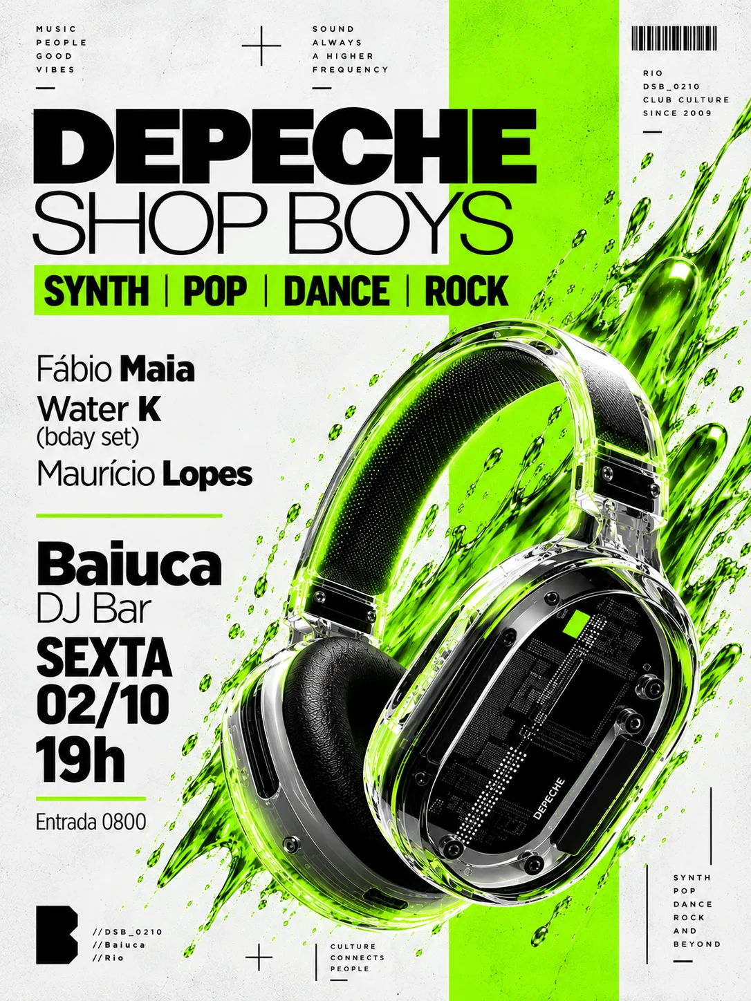 Depeche Shop Boys - Entrada 0800