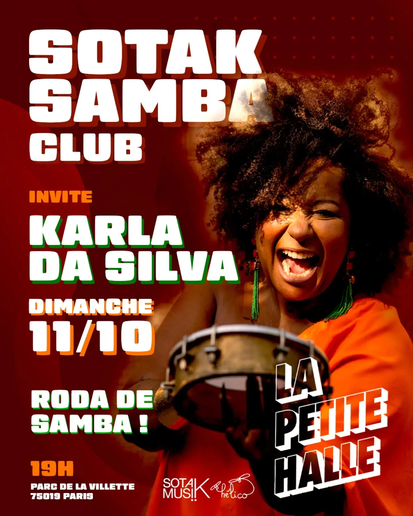Sotak Samba Club Invite Karla Da Silva À La Petite Halle !