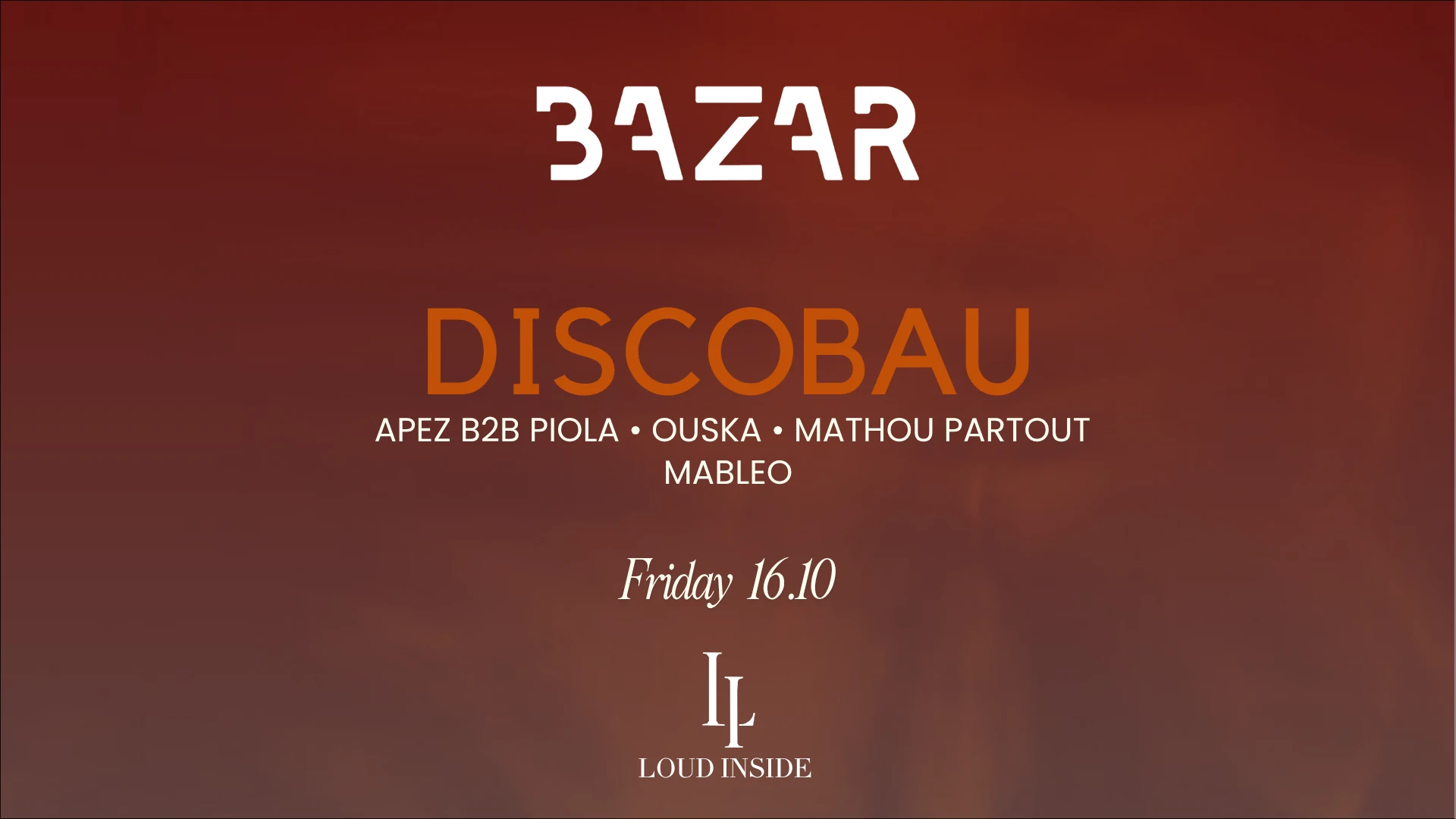 Be Loud X Discobau
