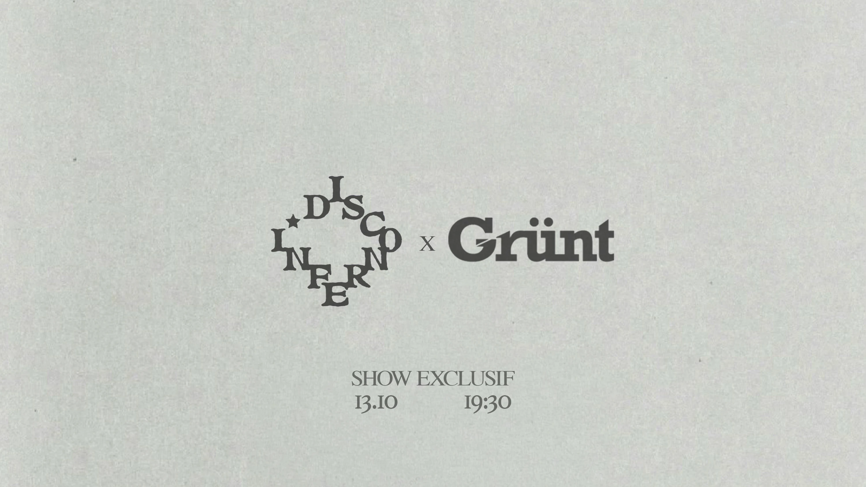 Disco Inferno X Grünt - Show Exclusif (Tournage)