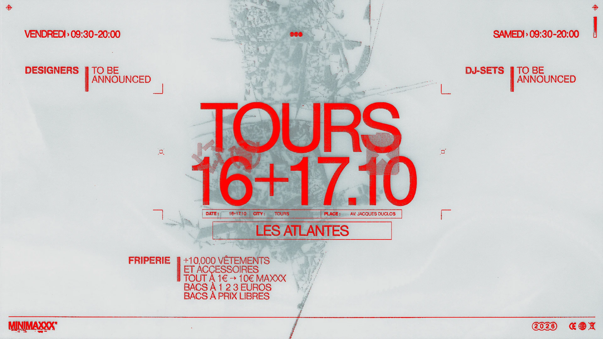 [Tours] Friperie + Dj-Sets + Designers