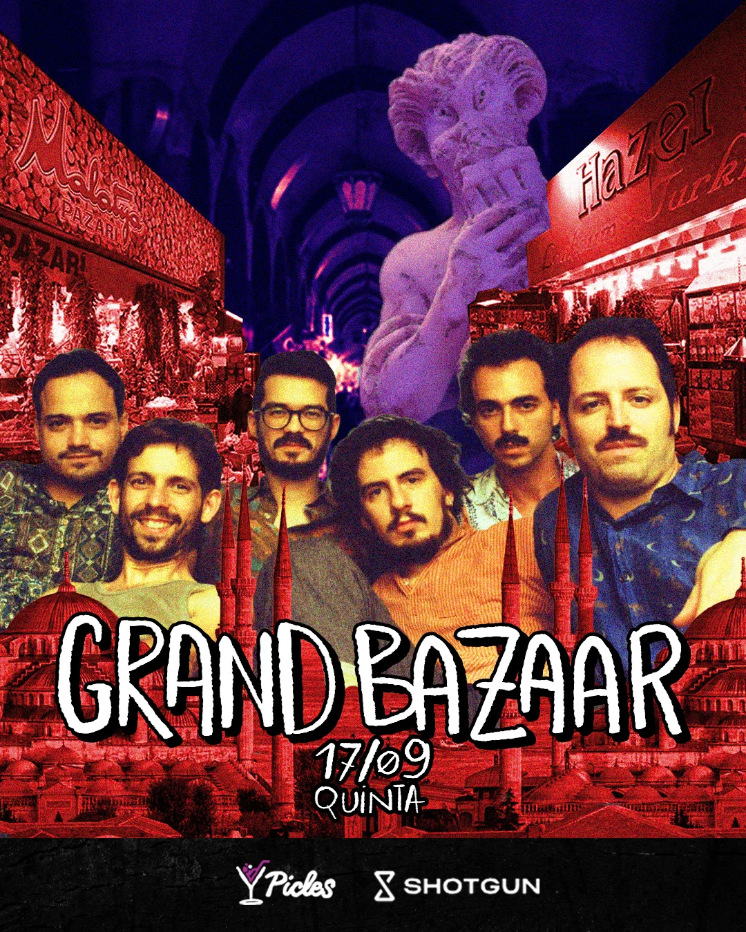 Grand Bazaar + Bazuros + Dj Lebre · Baile Do Oitavo