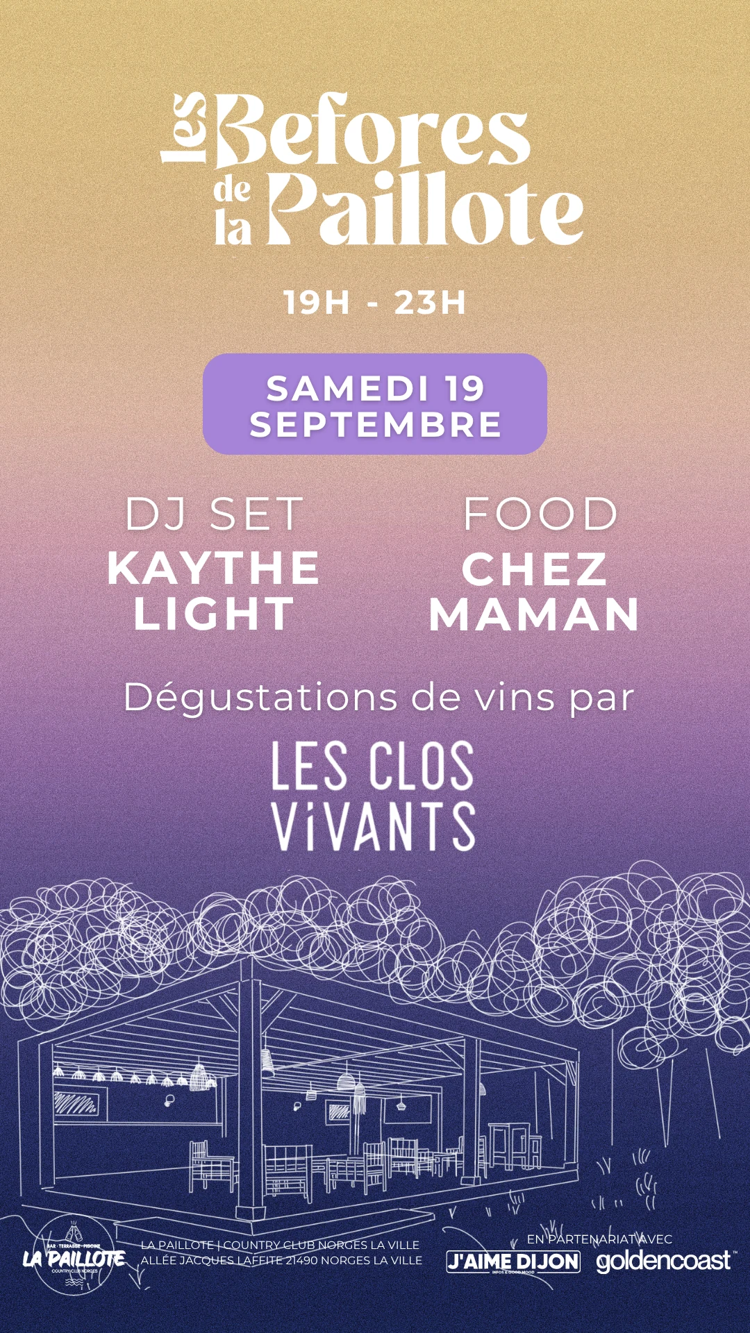 Les Befores De La Paillote - Samedi 19 Septembre