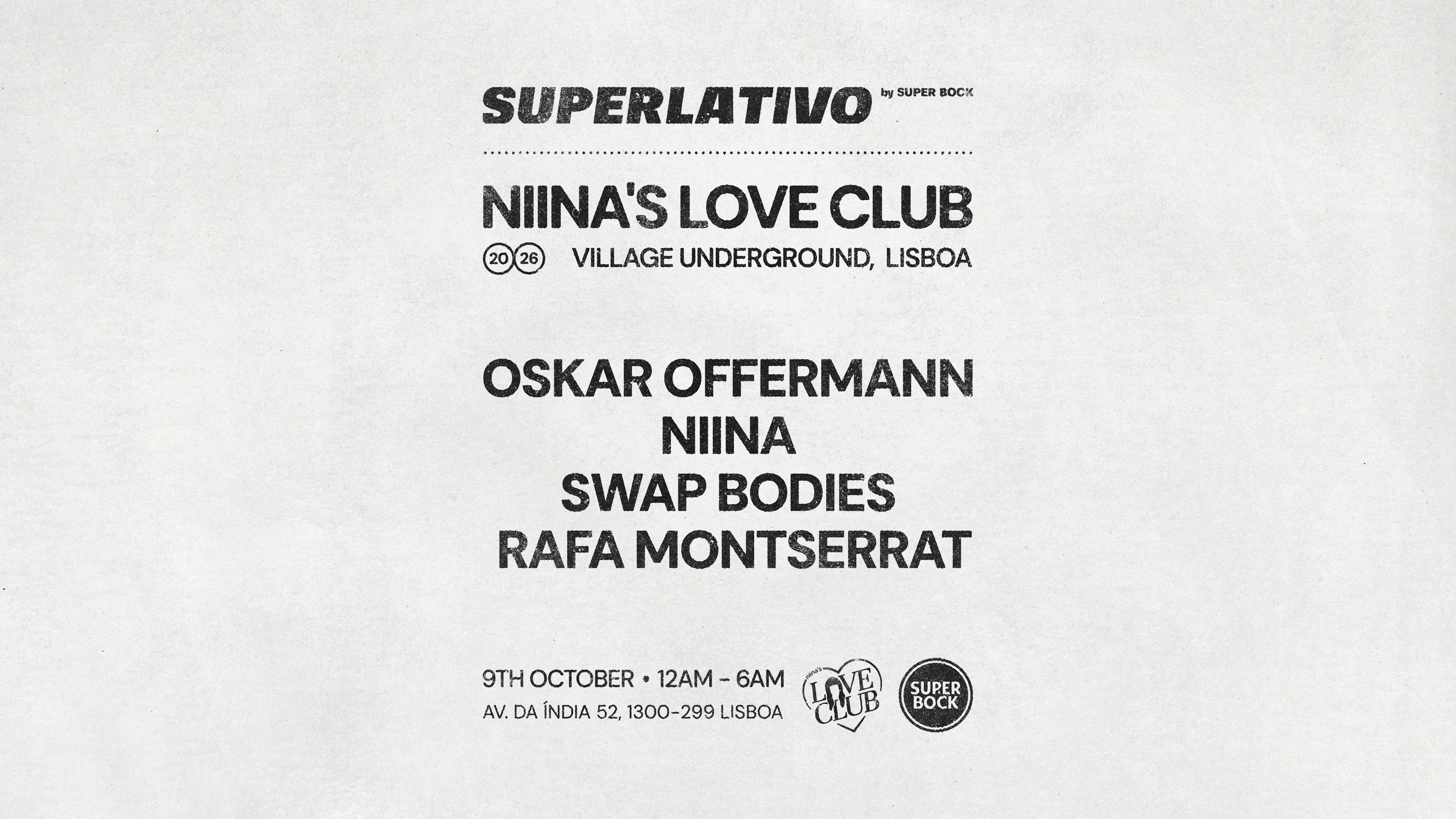 Superlativo By Super Bock: Niina’S Love Club