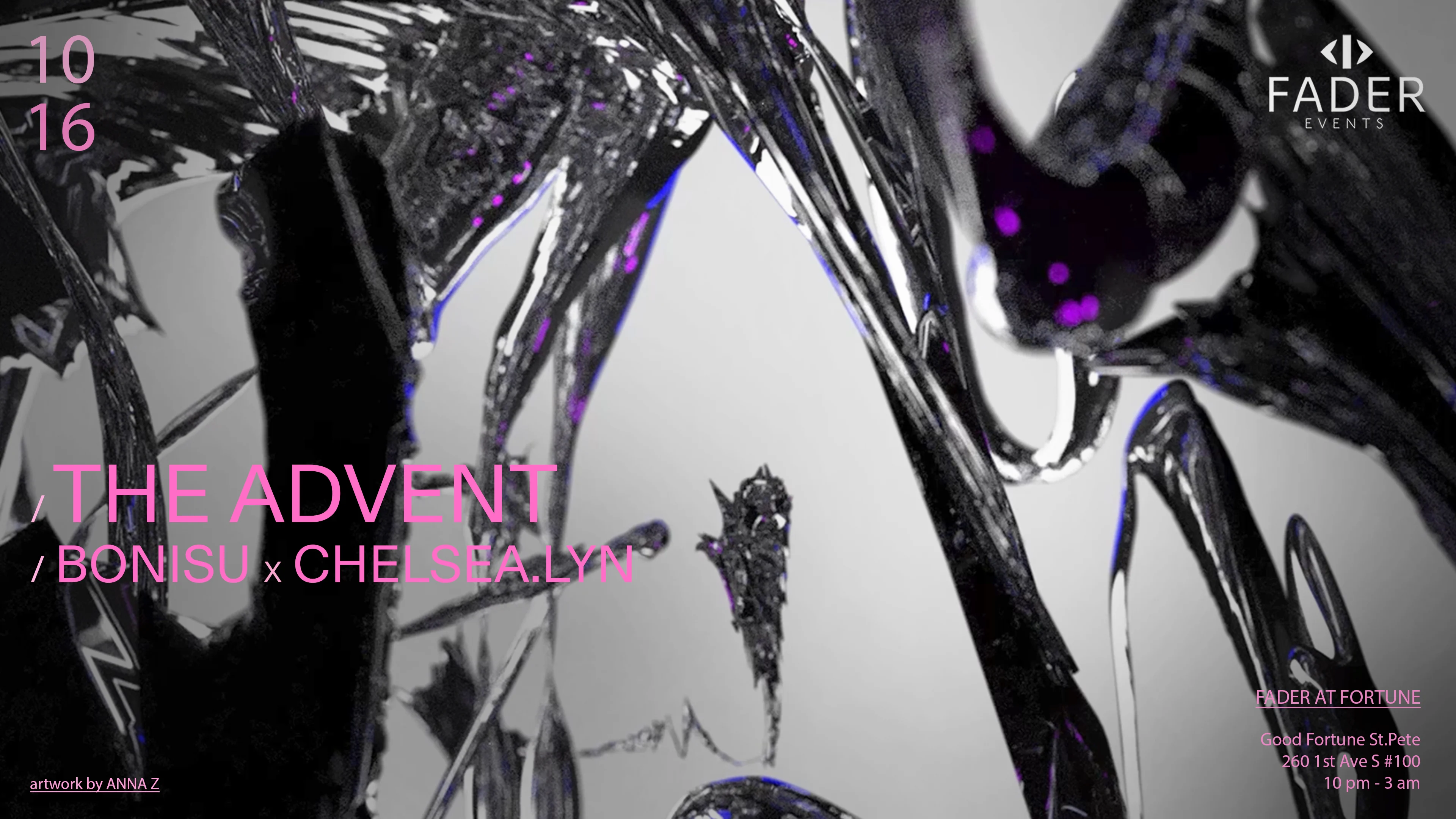 Fader Events Invites: The Advent