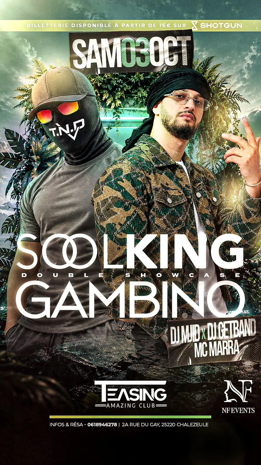 Soolking / Gambino Au Teasing Club