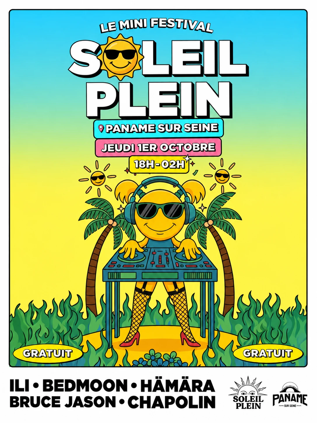 Mini Festival Soleil Plein : Ili, Bruce Jason & Hämärä
