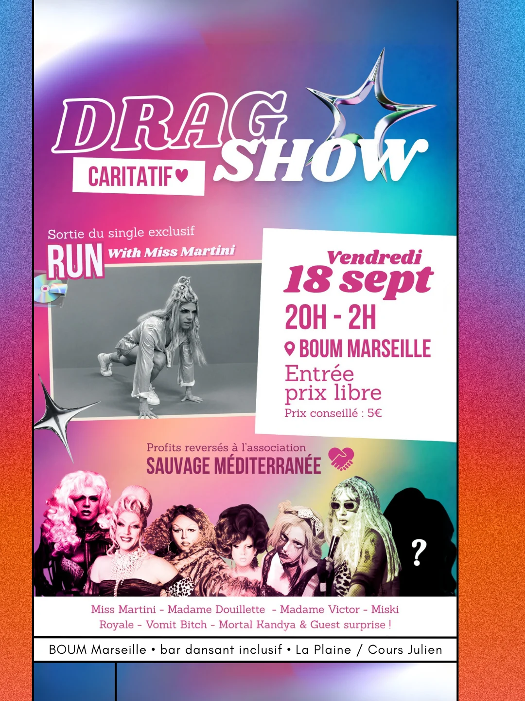 Drag Release Party ! Show & Dj Set Par Miss Martini & More