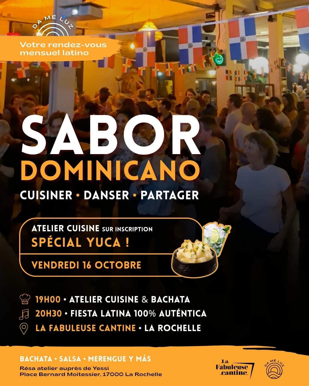 Sabor Dominicano & Atelier Cuisine (Spécial Yuca)