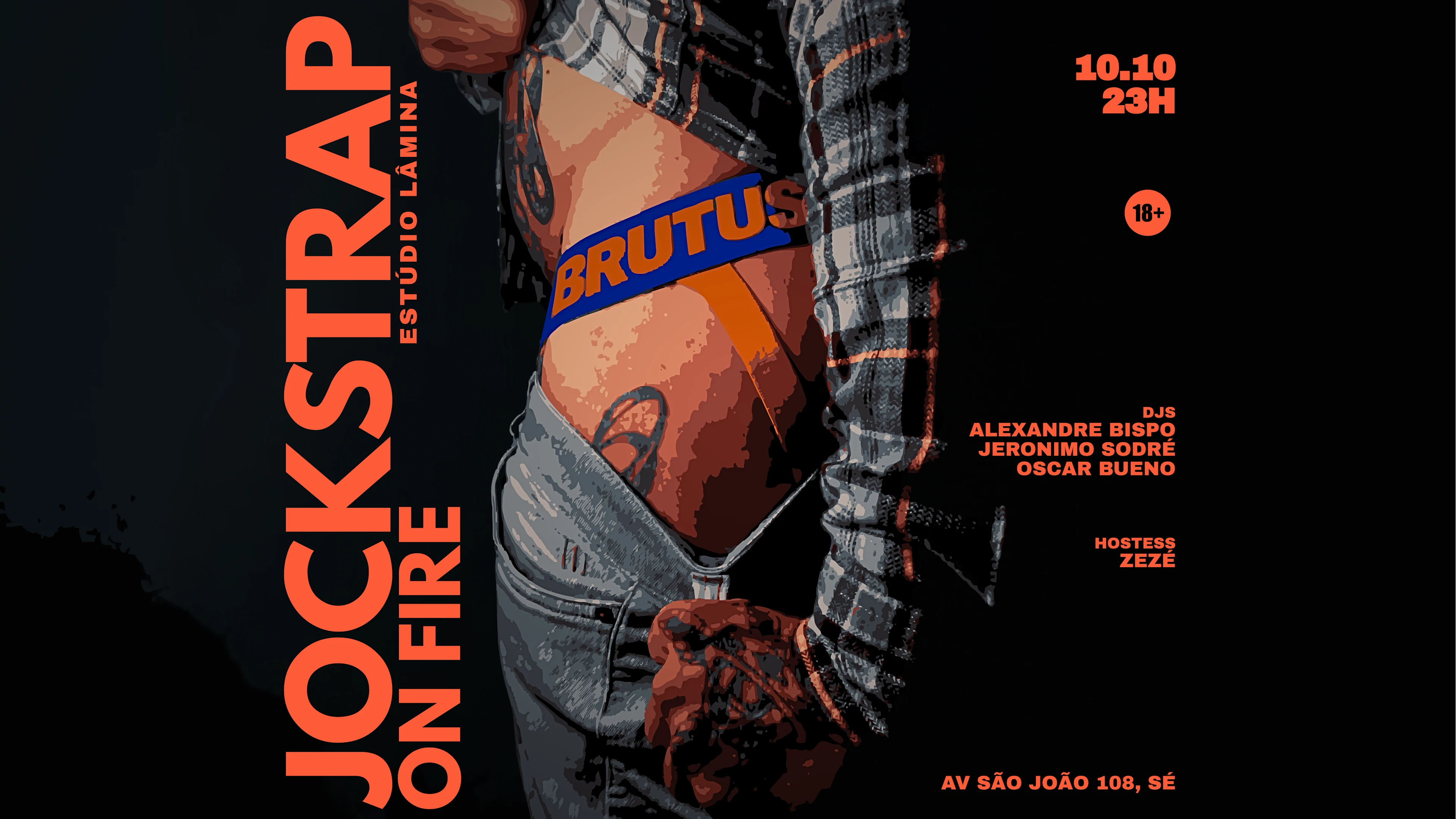 Brutus Jockstrap On Fire No Estúdio Lâmina
