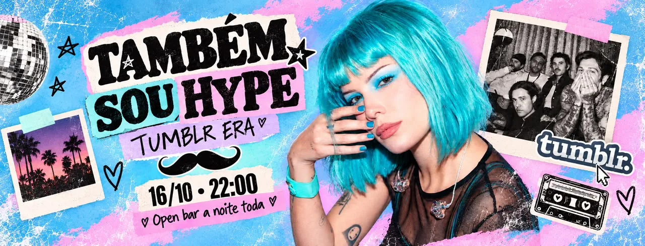 Também Sou Hype | Open Bar | Sexta 16/10