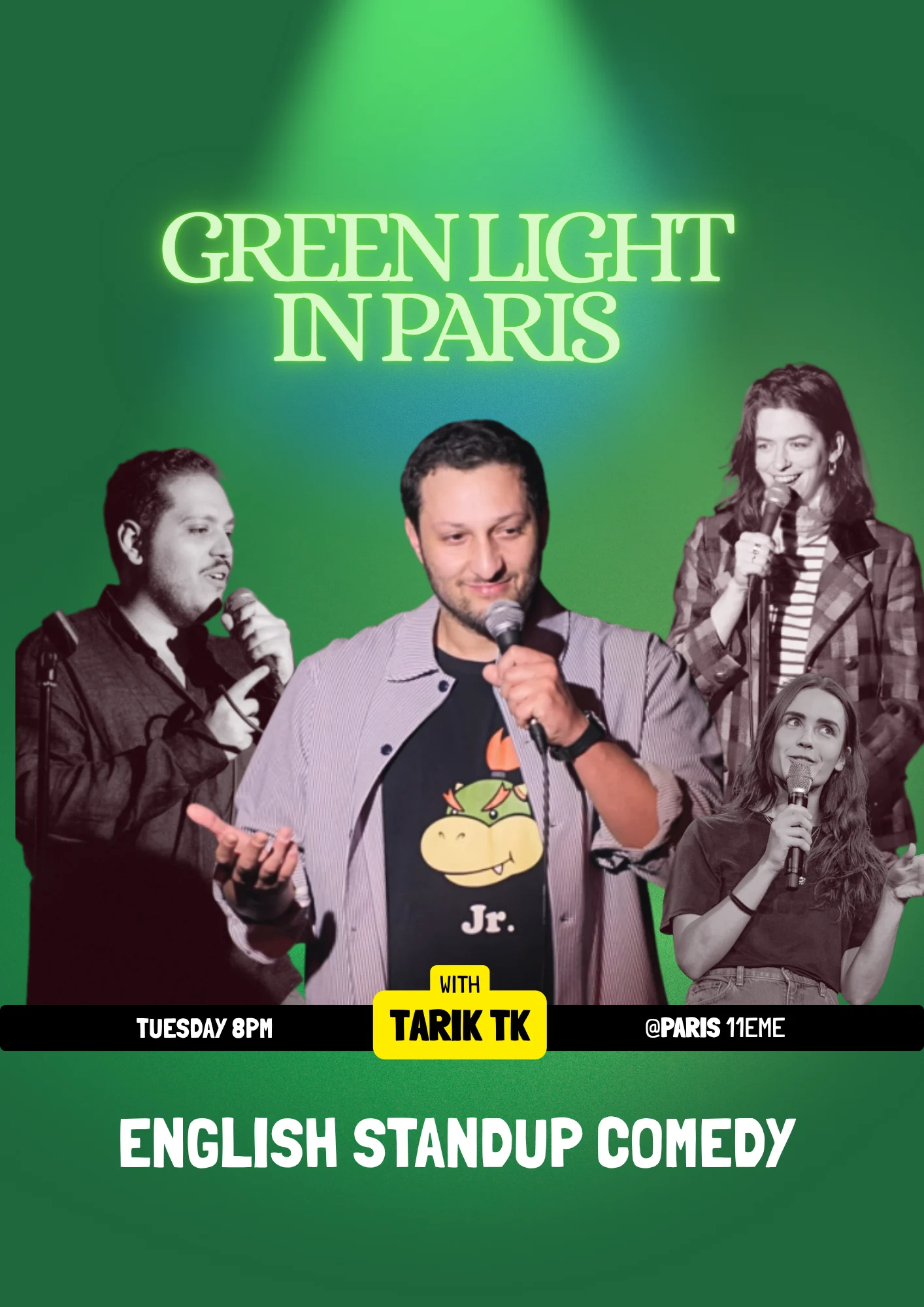 Standup Comedy In English : Green Light In Paris