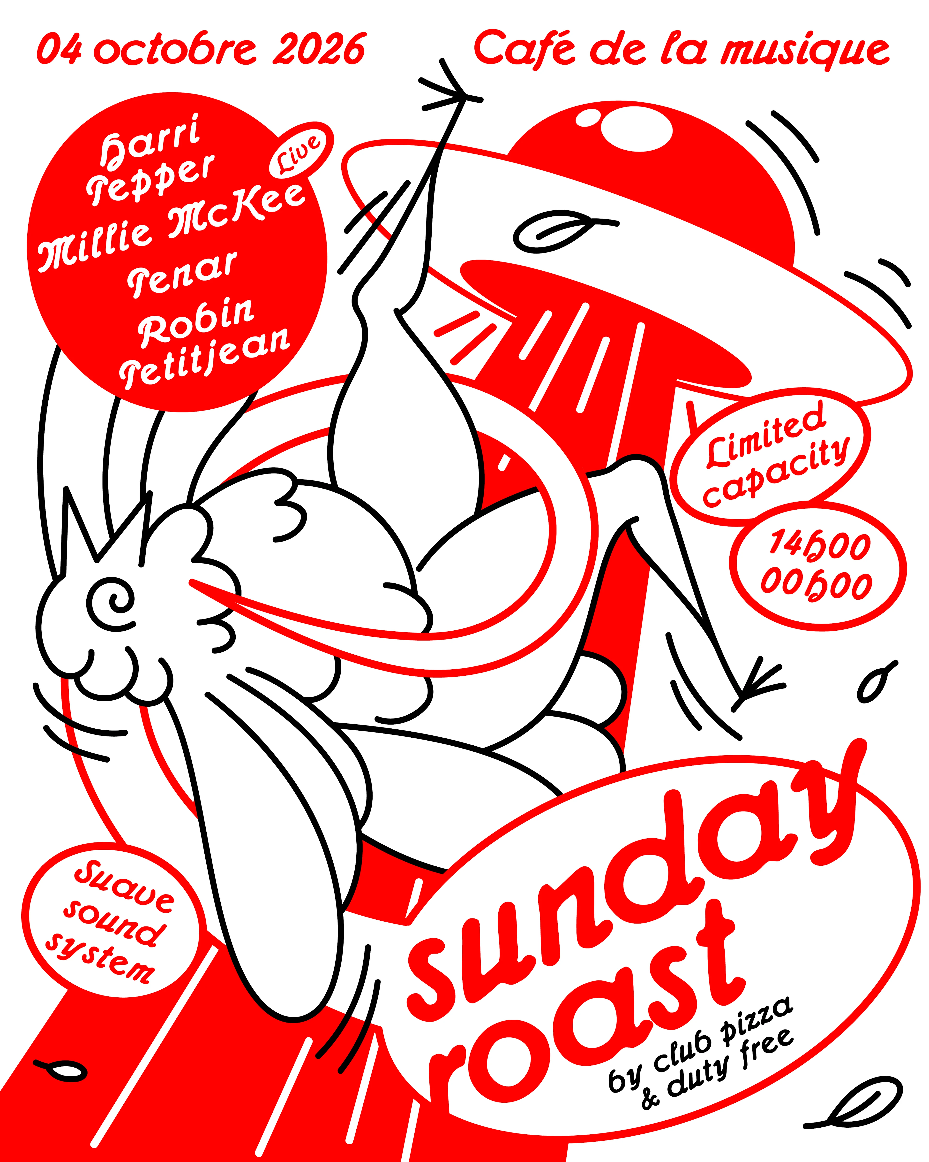 Sunday Roast W/ Harri Pepper, Millie Mckee, Penar & Robin