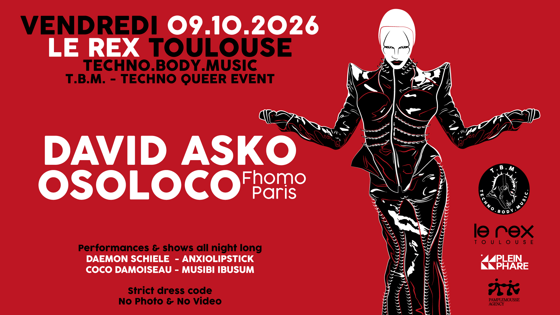 Techno Body Music W/ David Asko & Osoloco (Queer Event)