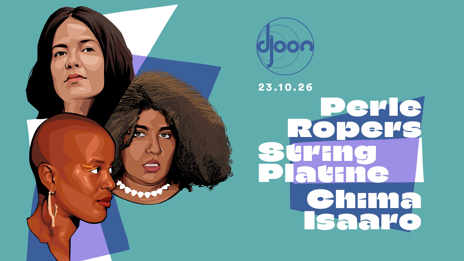 Perle Ropers String Platine & Chima Isaaro