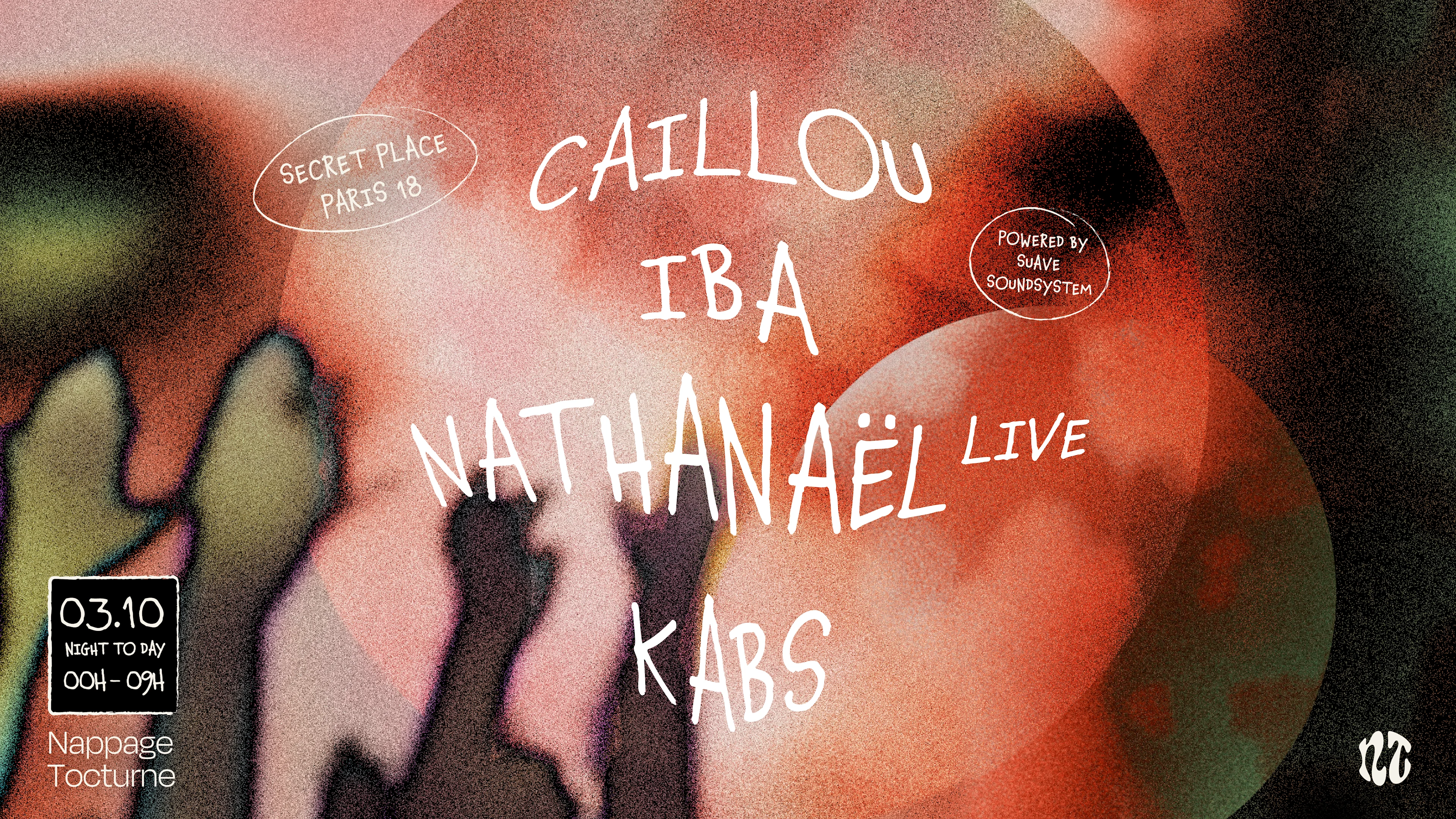Nappage Tocturne | Caillou, Iba, Nathanaël (Live) & Kabs