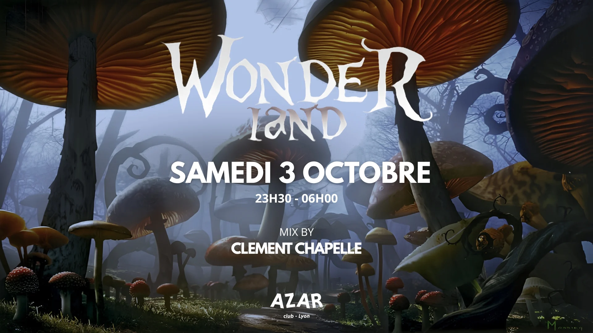 Wonderland - New Season - Samedi 3 Octobre
