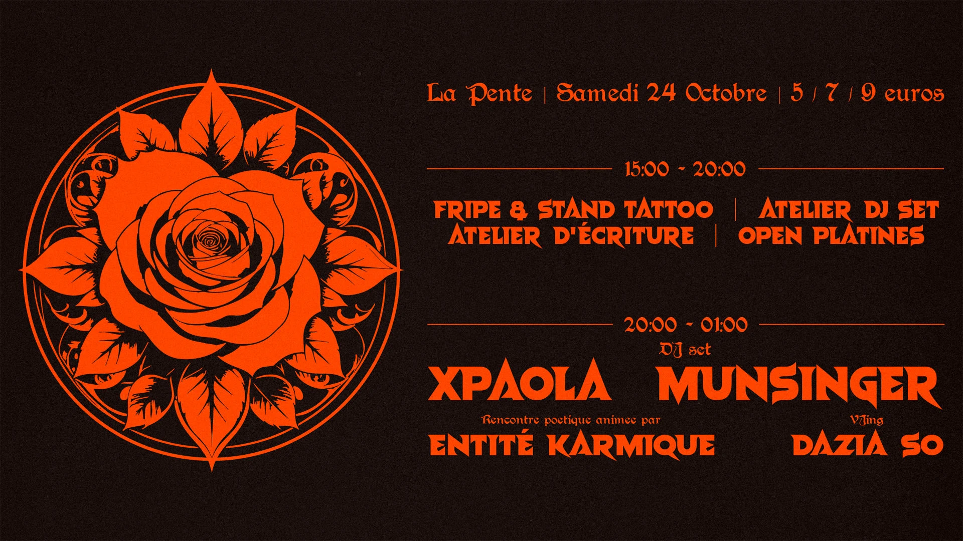 Succubus Party [Dj Set / Ateliers / Frip / Tattoo]