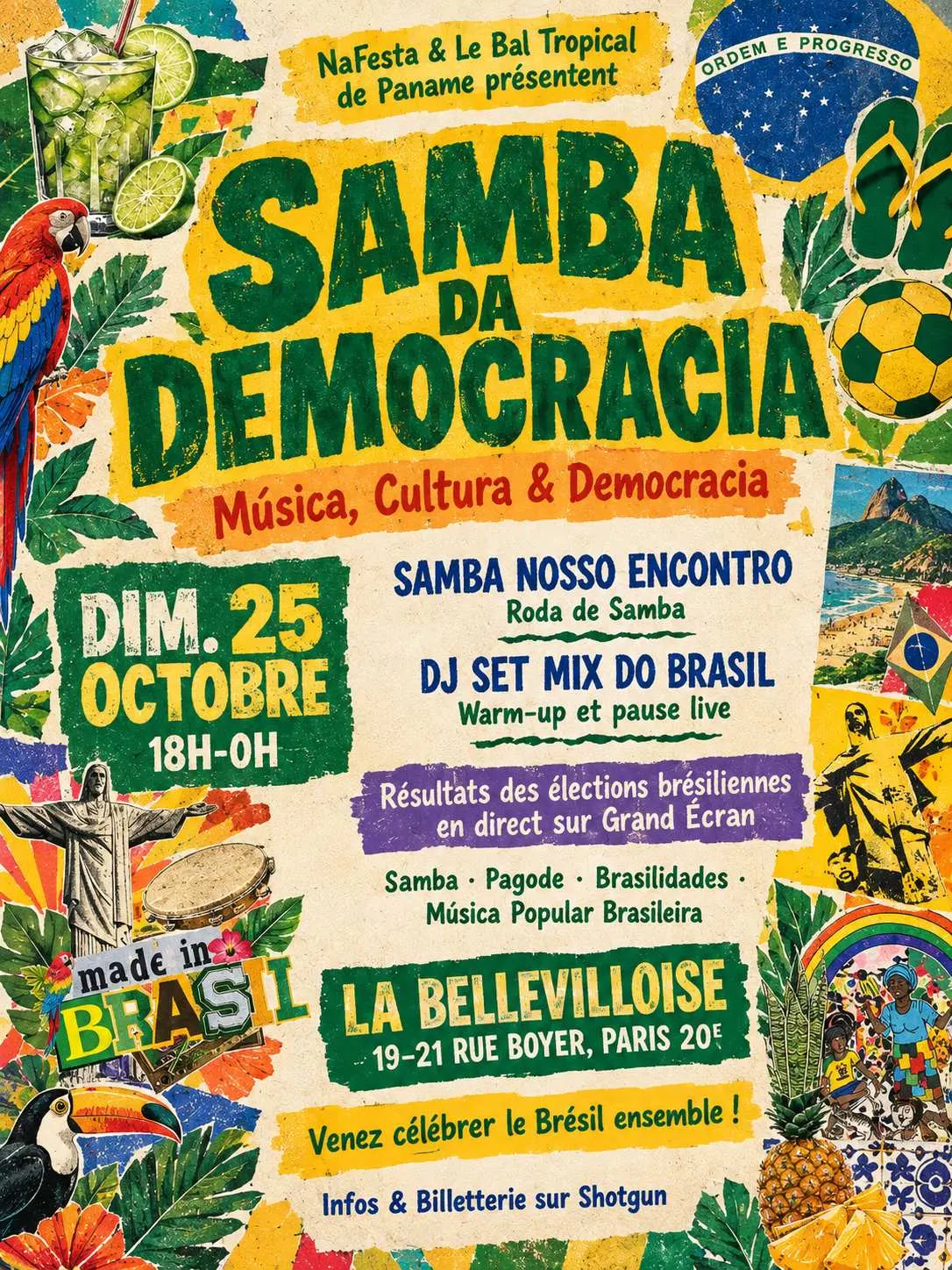 Samba Da Democracia (Roda+Dj+Élections Brésil) | 25.10.26