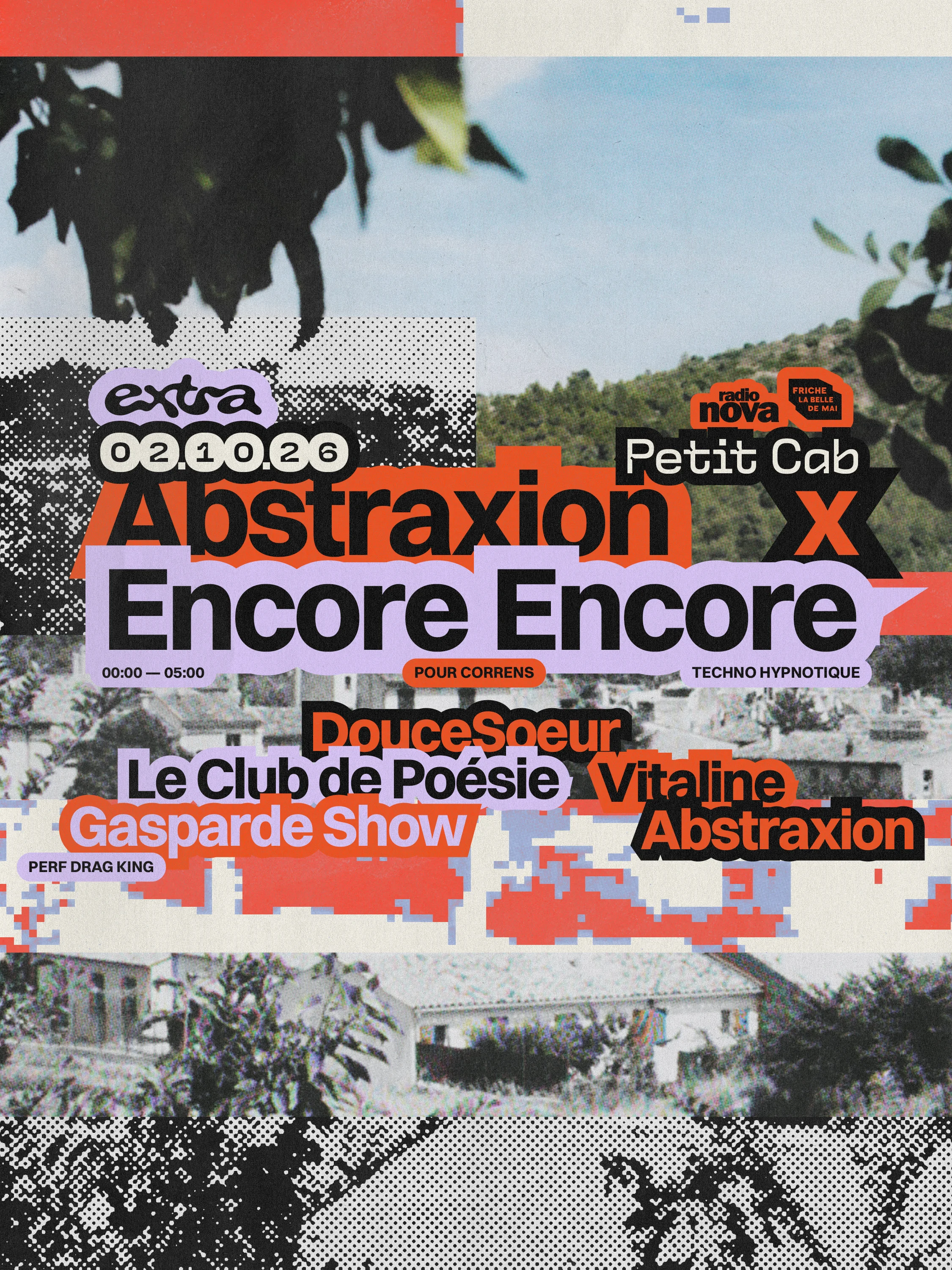 Abstraxion × Encore Encore - Pour Correns @ Petit Cab