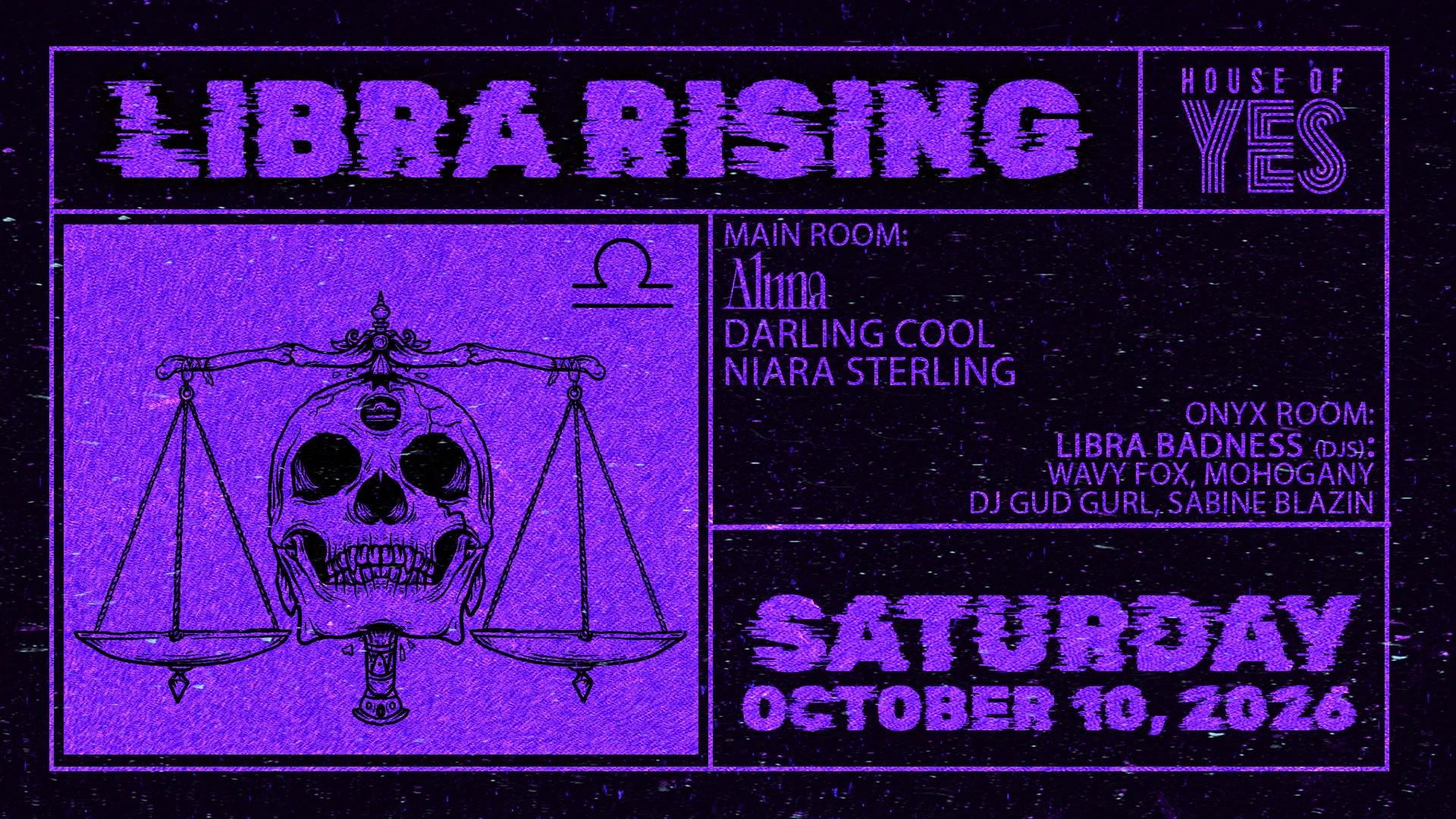 Libra Rising: Aluna, Darling Cool, Niara Sterling
