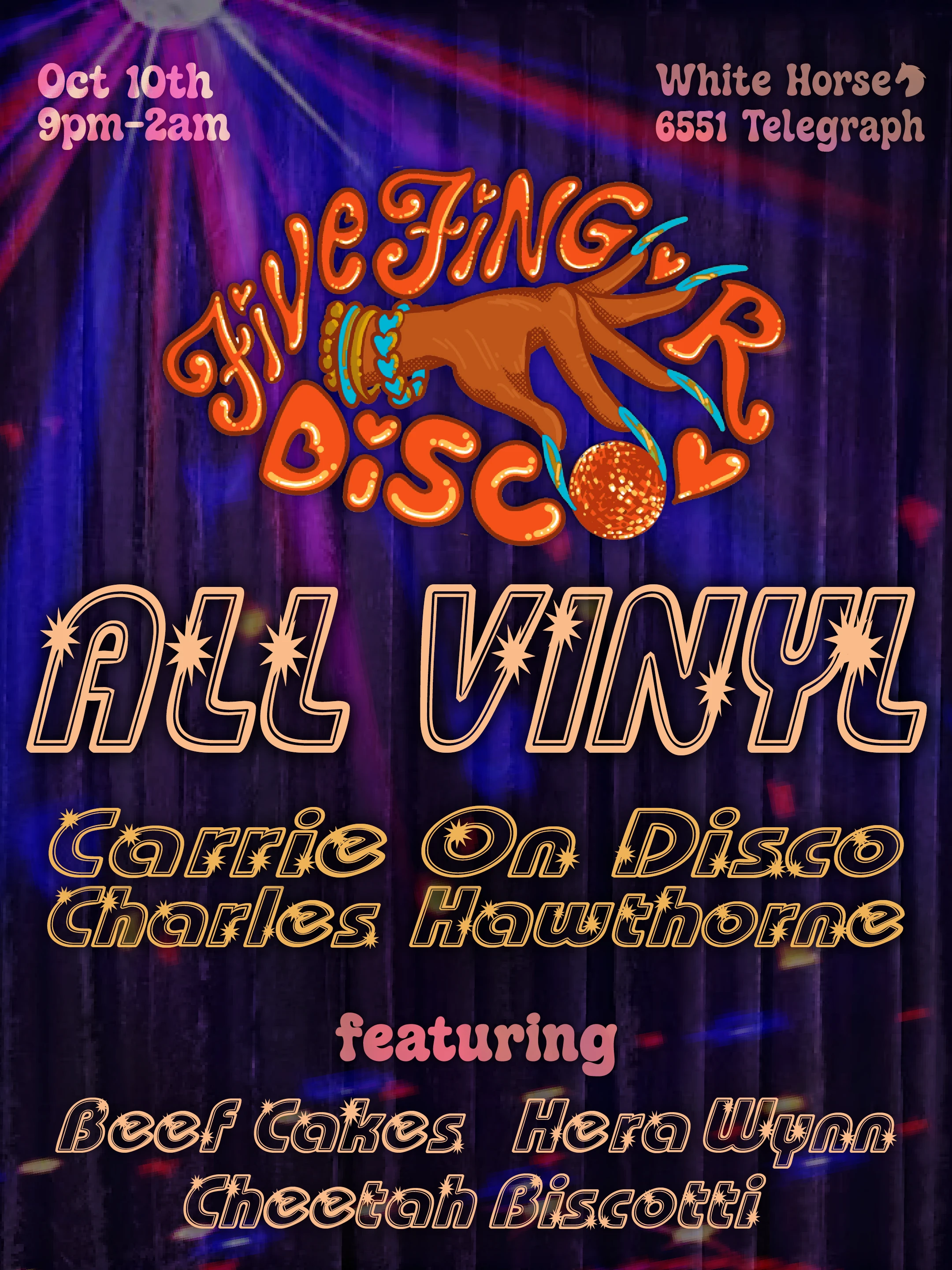 Five Finger Disco: All Vinyl W/ Carrie On Disco