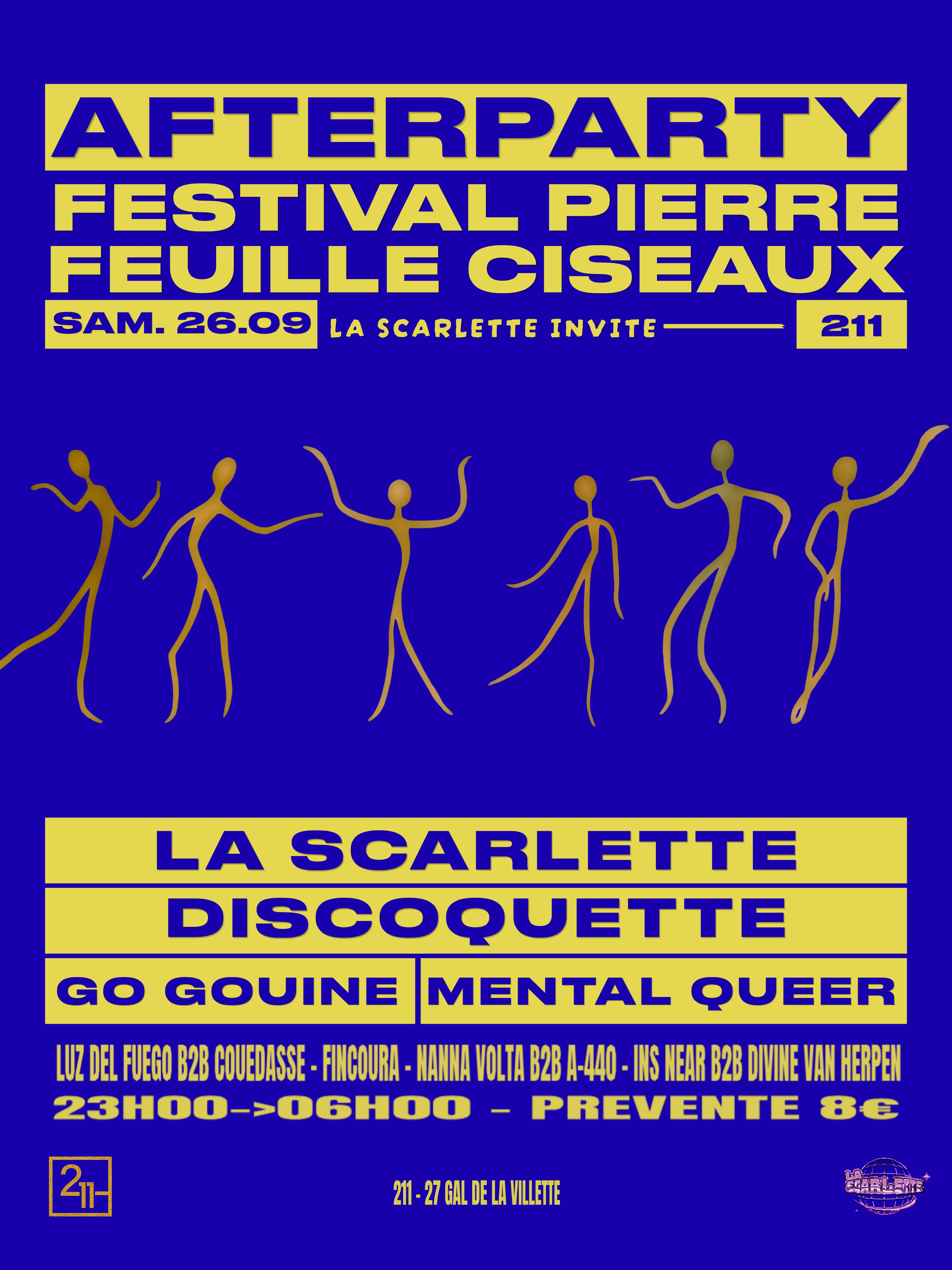 La Scarlette Invite Discoquette + Go Gouine + Mental Queer