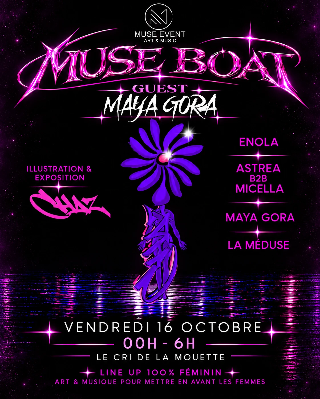 Muse Boat - Muse Event Art & Music