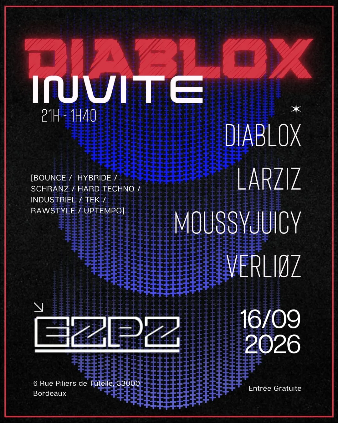 Diablox Invite @ Ezpz