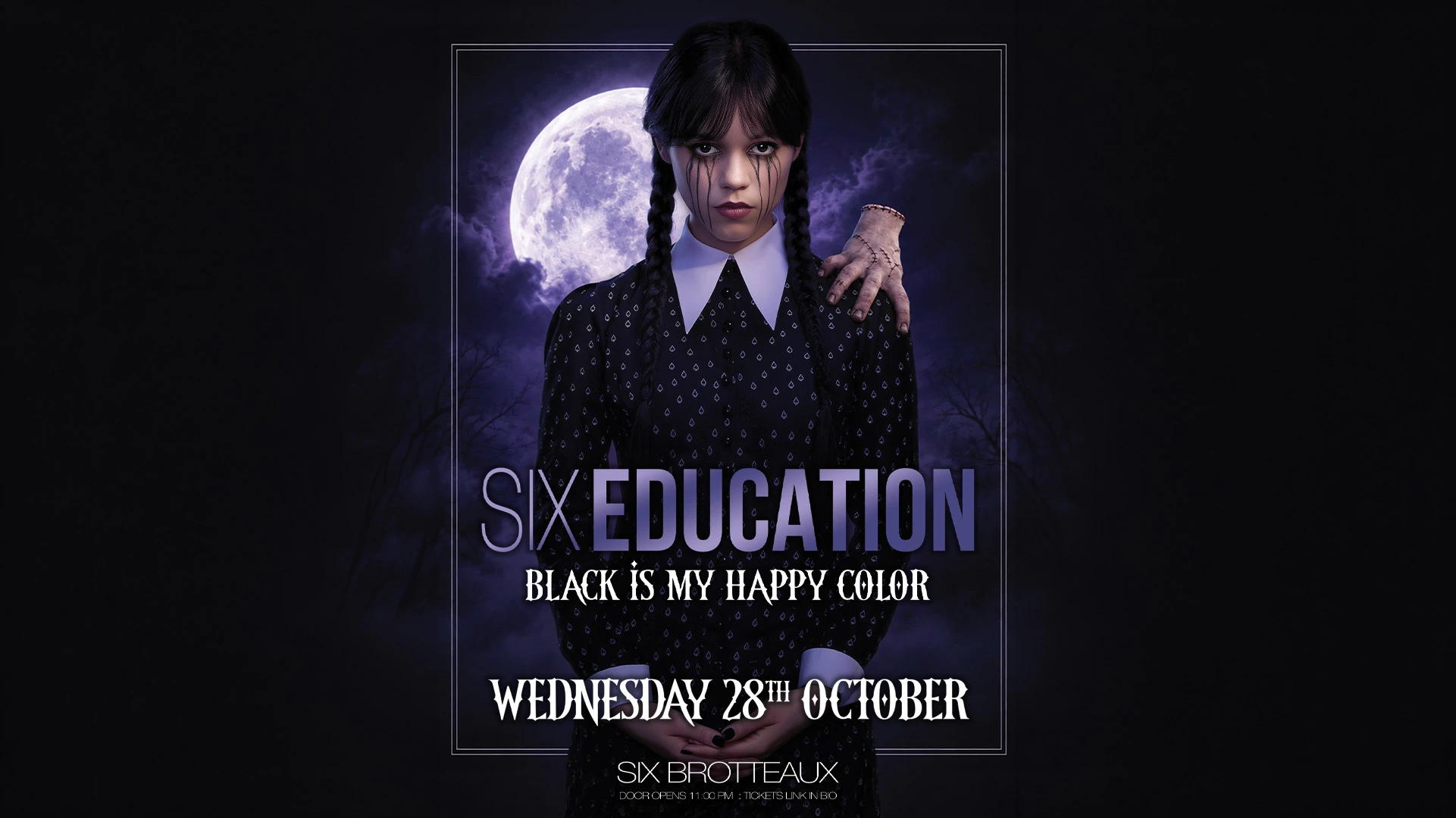 28/10 - Six Education Wednesday Party Only At Six Brotteaux