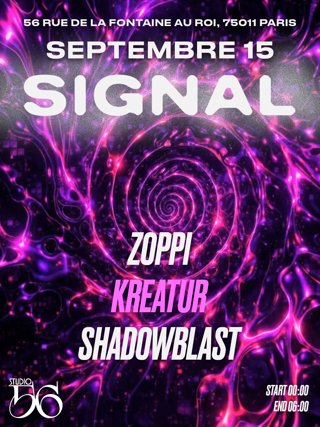 Signal W/ Zoppi , Kreatur, Shadowblast