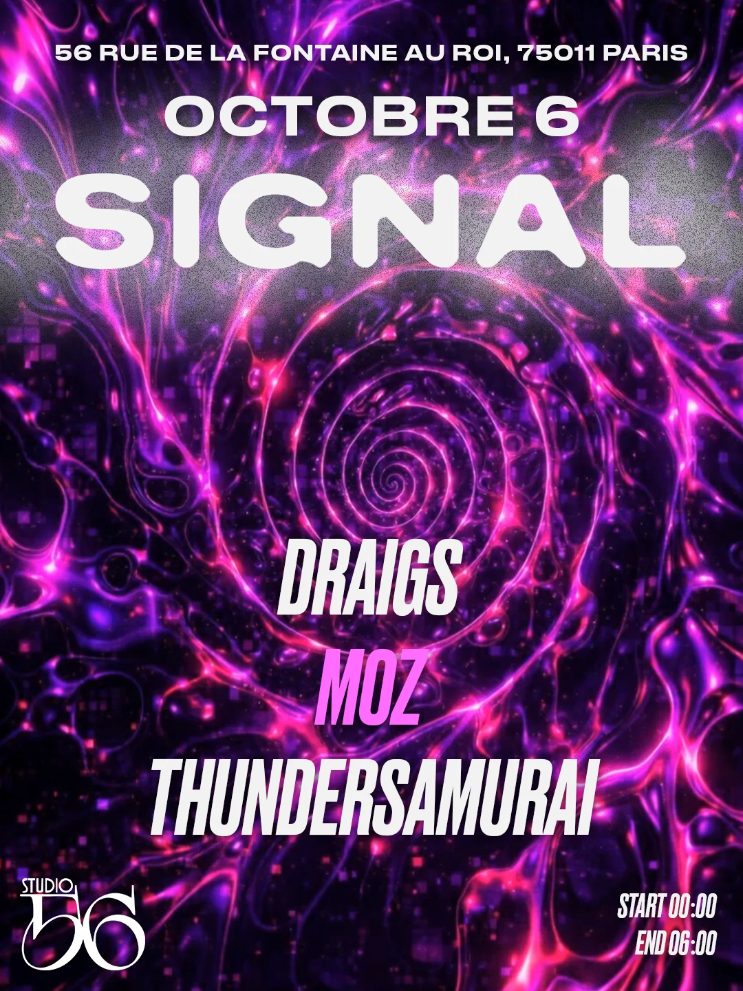 Signal W/ Draigs , Møz, Thundersamurai