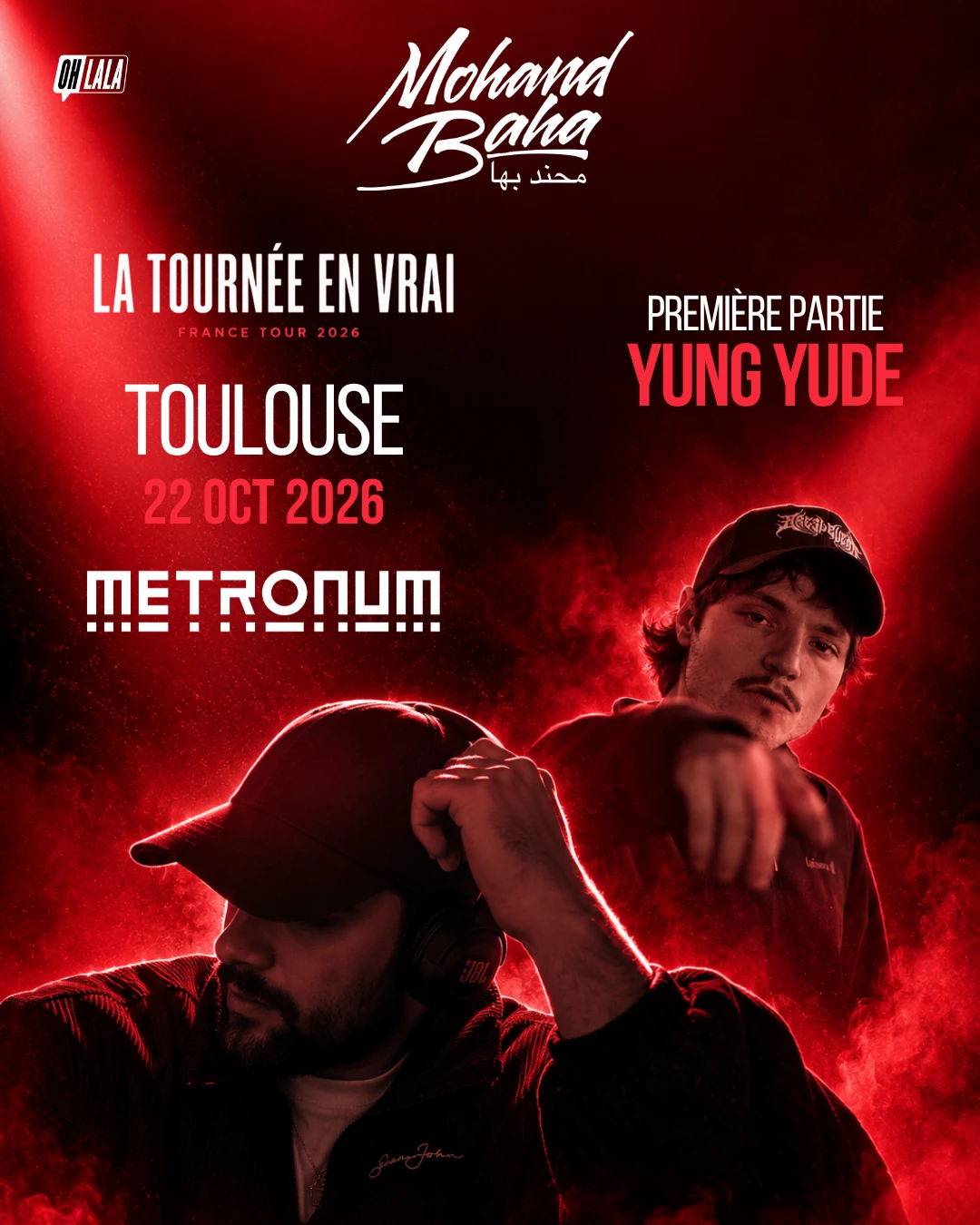 Mohand Baha + Yung Yude - Toulouse - Le Metronum