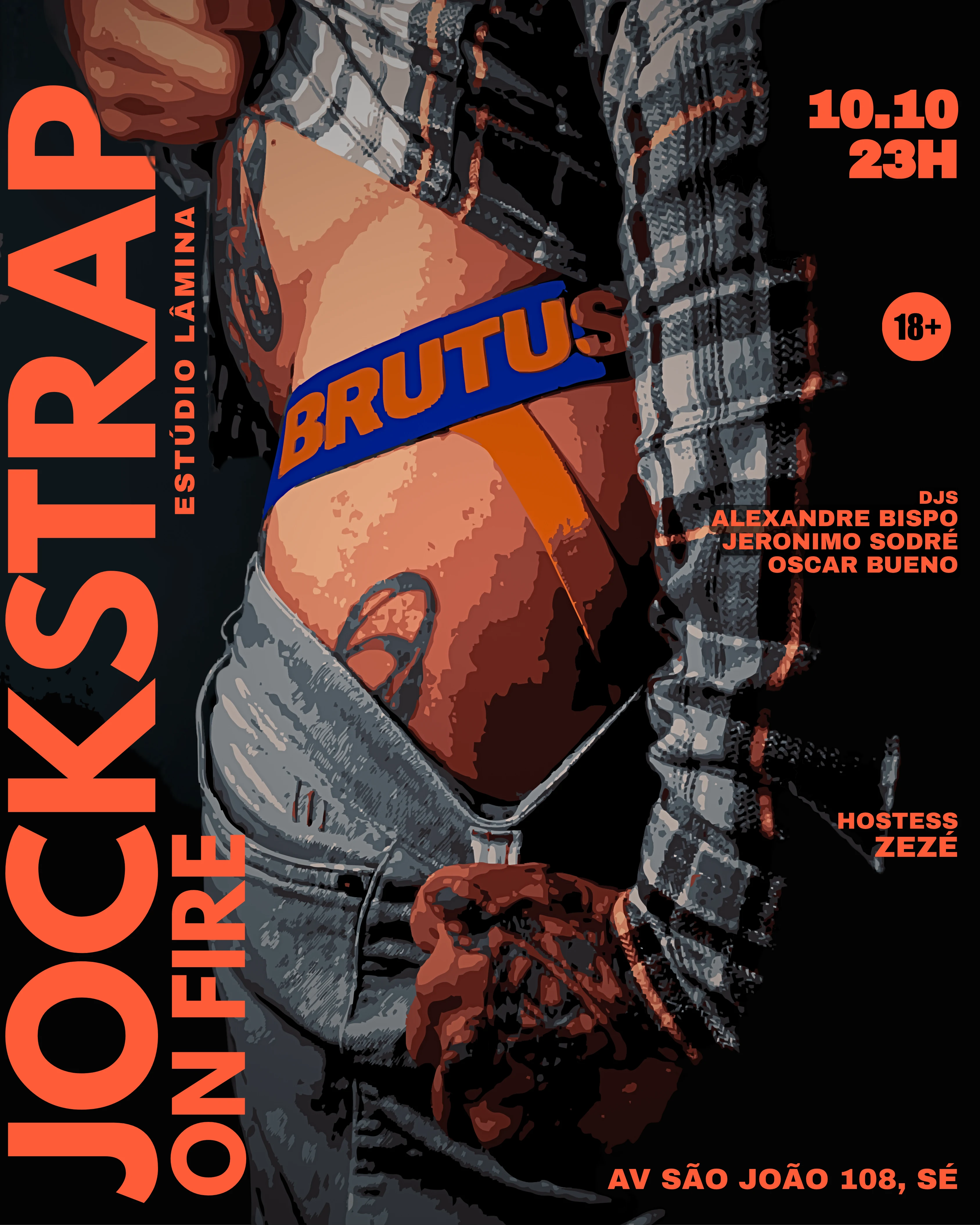 Brutus Jockstrap On Fire No Estúdio Lâmina