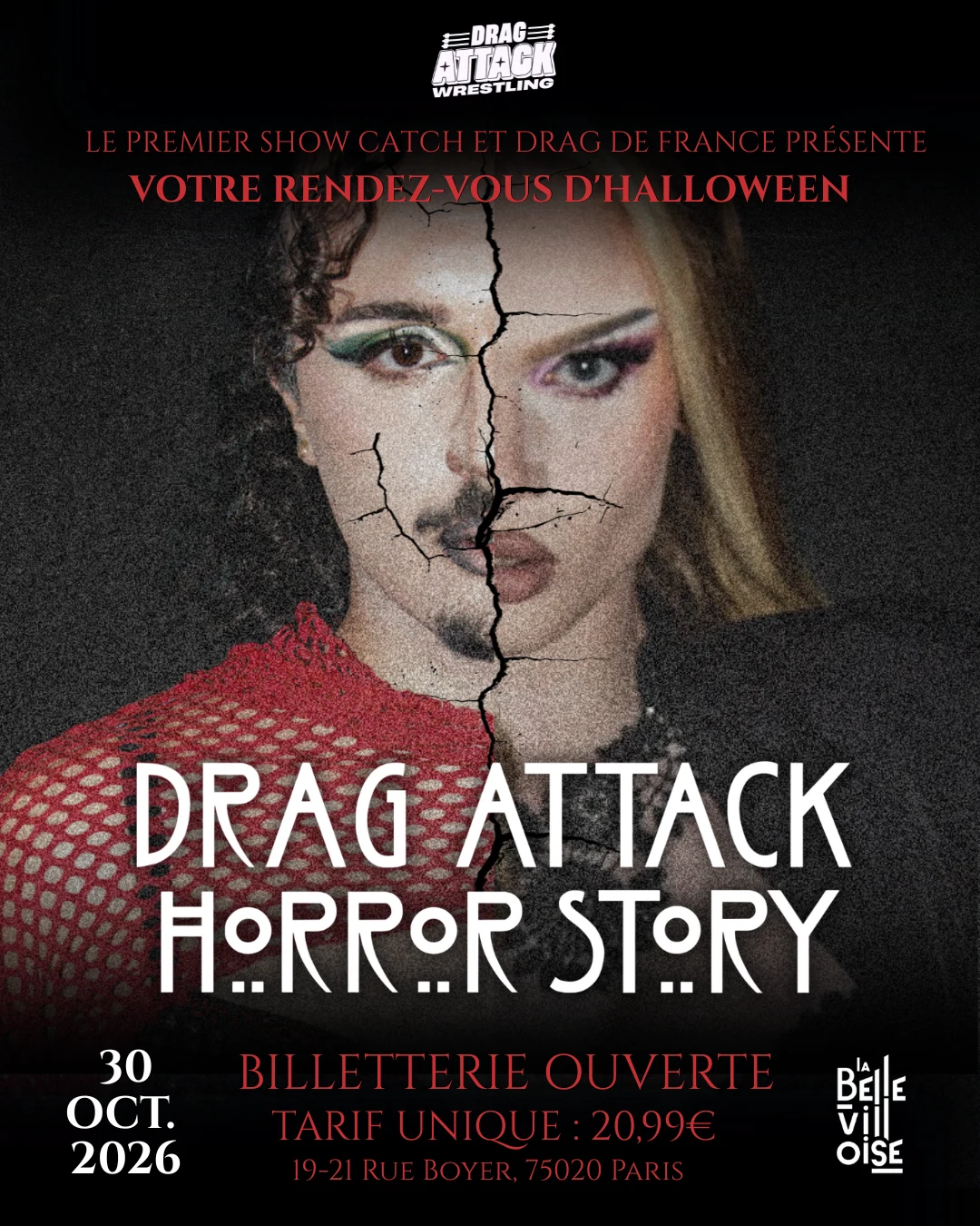 Drag Attack Wrestling | Drag Attack Horror Story | 30.10.26