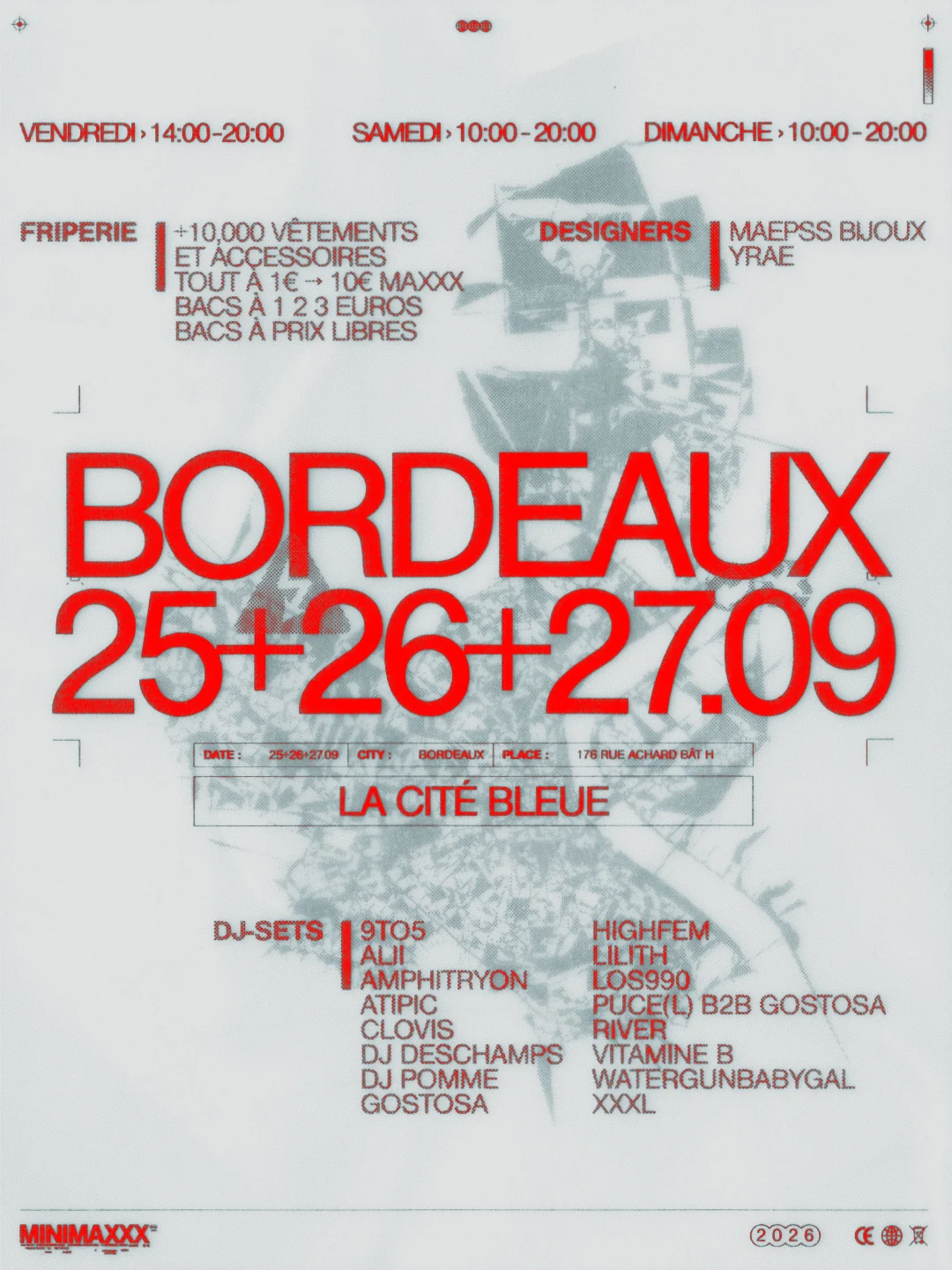 [Bordeaux] Friperie + Dj-Sets + Designers