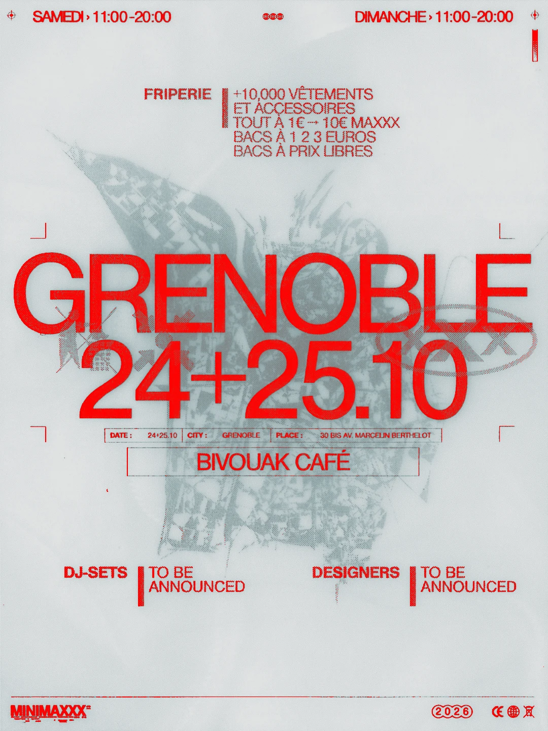 [Grenoble] Friperie + Dj-Sets + Designers