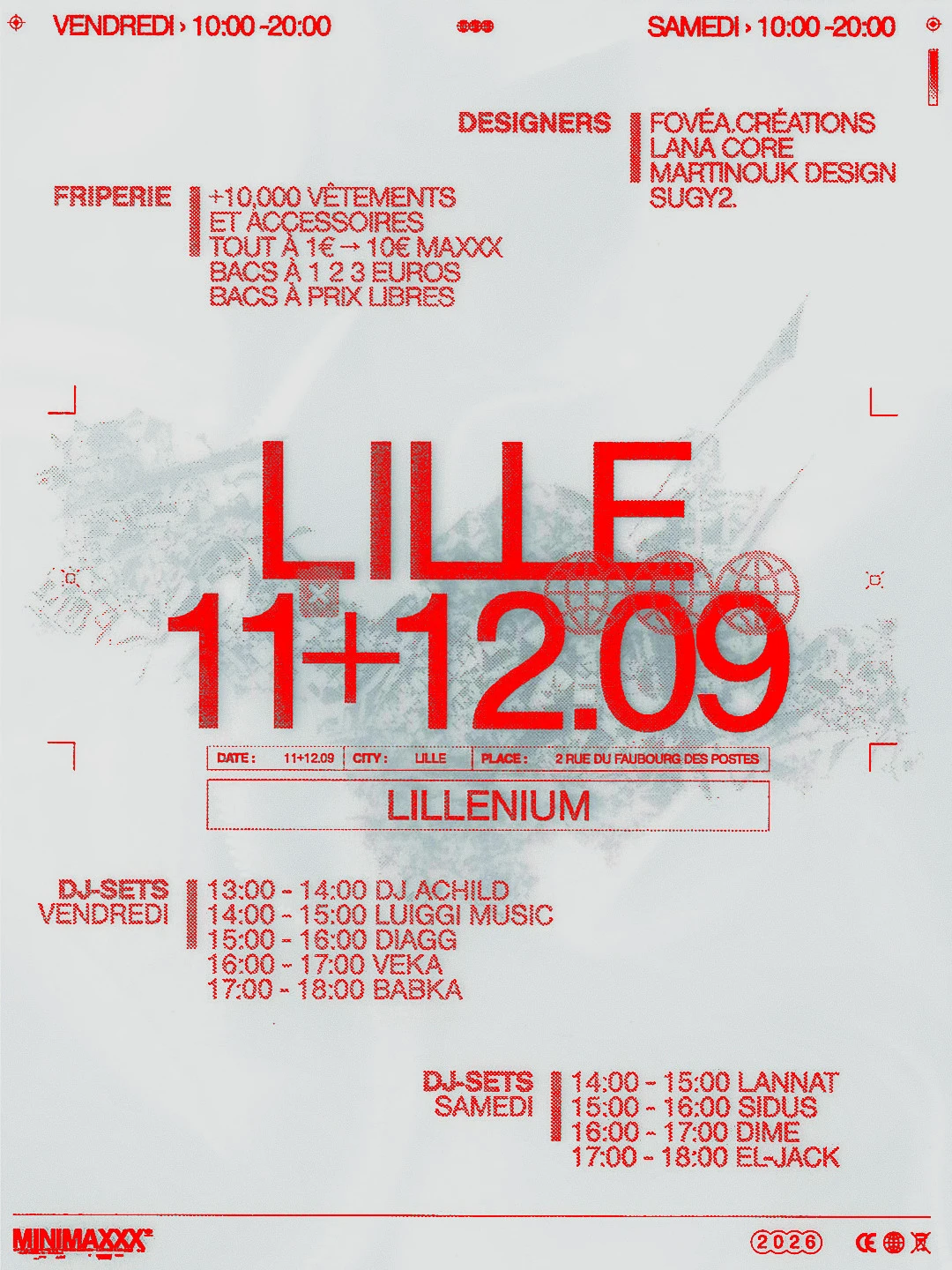 [Lille] Friperie + Dj-Sets + Designers