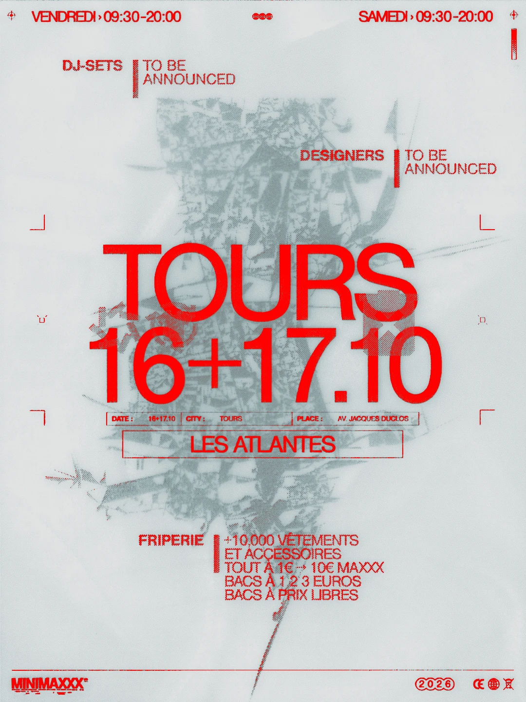 [Tours] Friperie + Dj-Sets + Designers