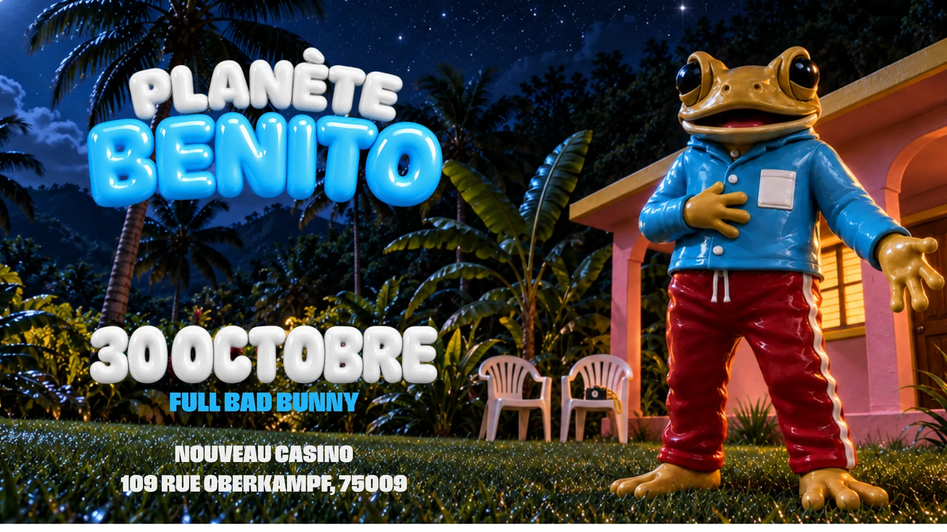 Planète Benito - 30 Octobre Nouveau Casino