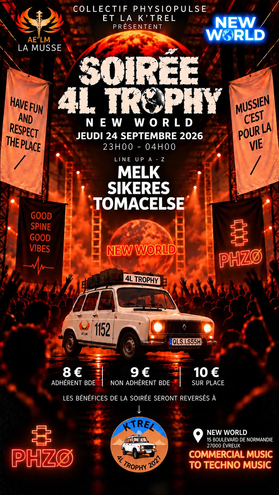 Soirée 4l Trophy