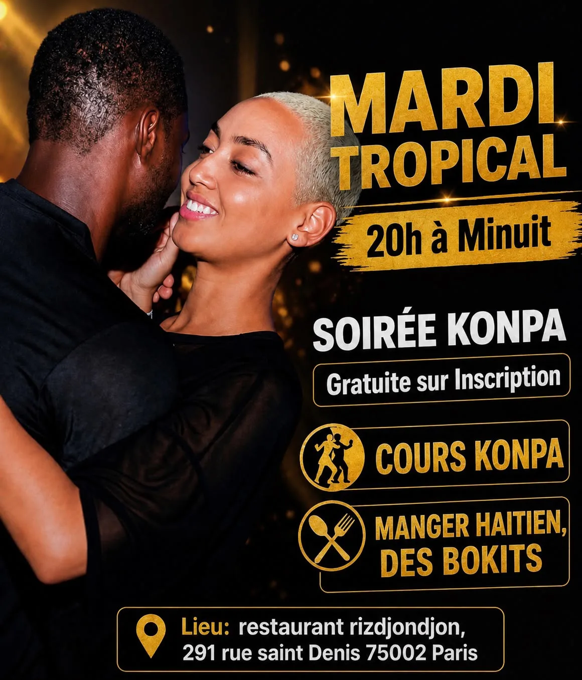 Soirée Zouk Et Konpa Gratuite