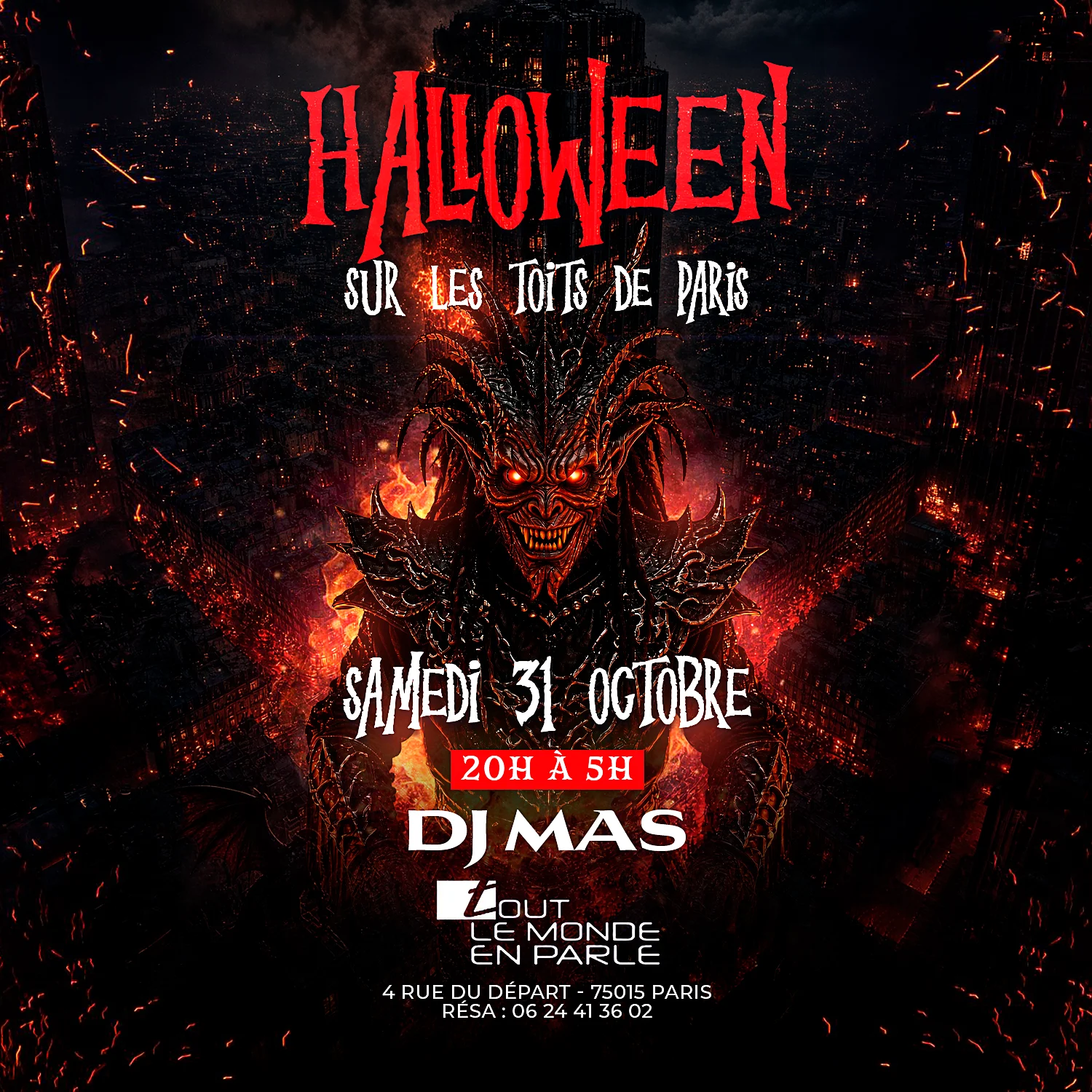 Halloween Sur Les Toits De Paris Rooftop Club
