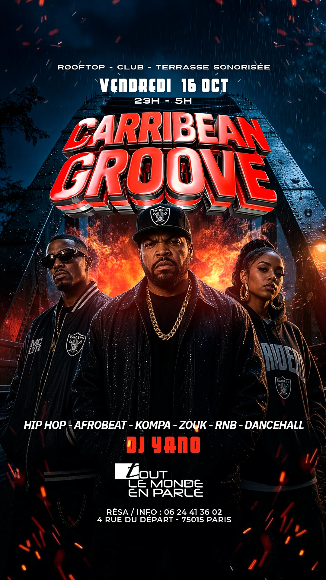 Soiree Caribbean Groove Open Air & Hiphop,Afrobeat