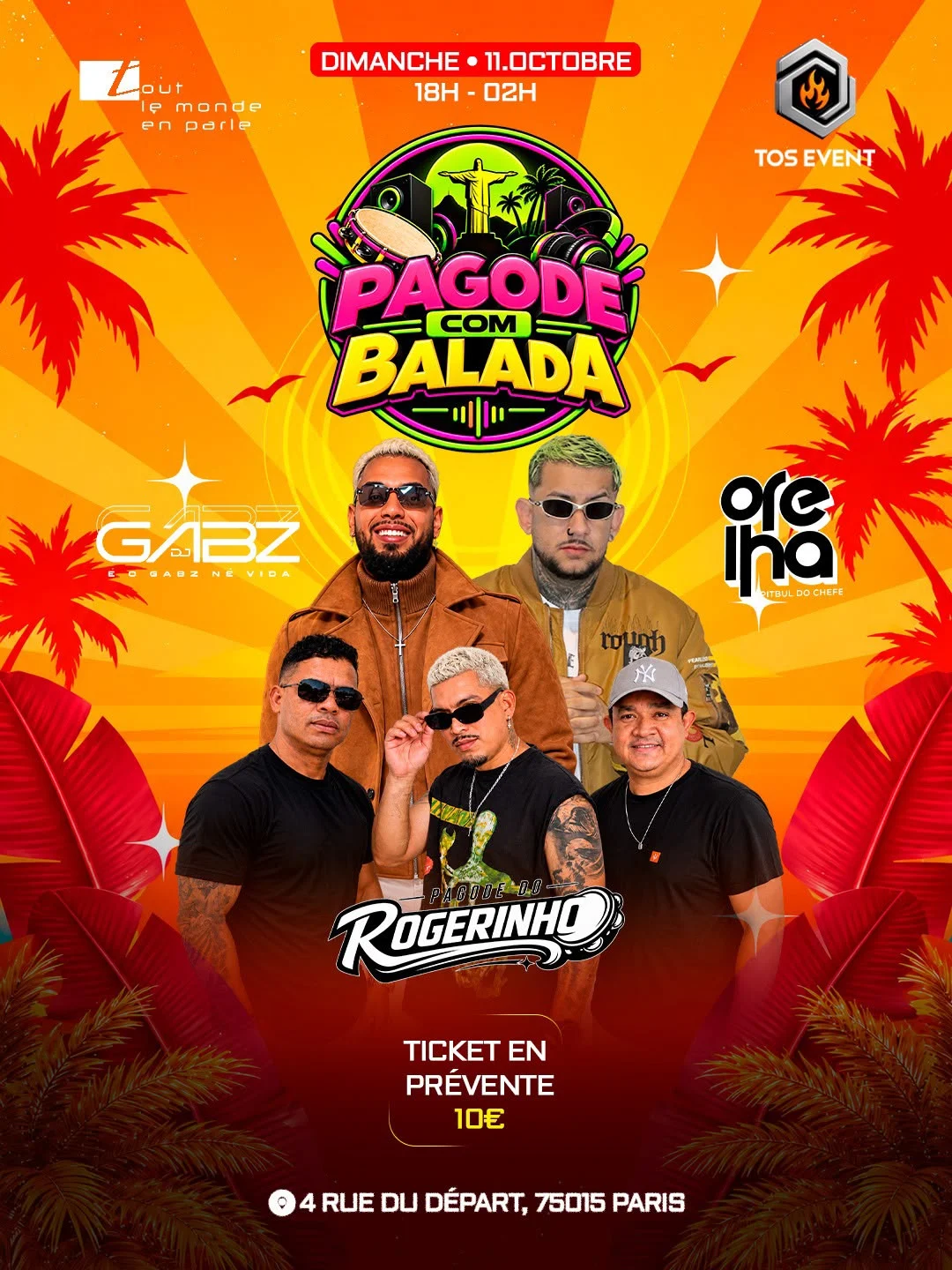 🔥🇧🇷 🌴 Pagode Com Balada Act 2 Soiree Bresilienne