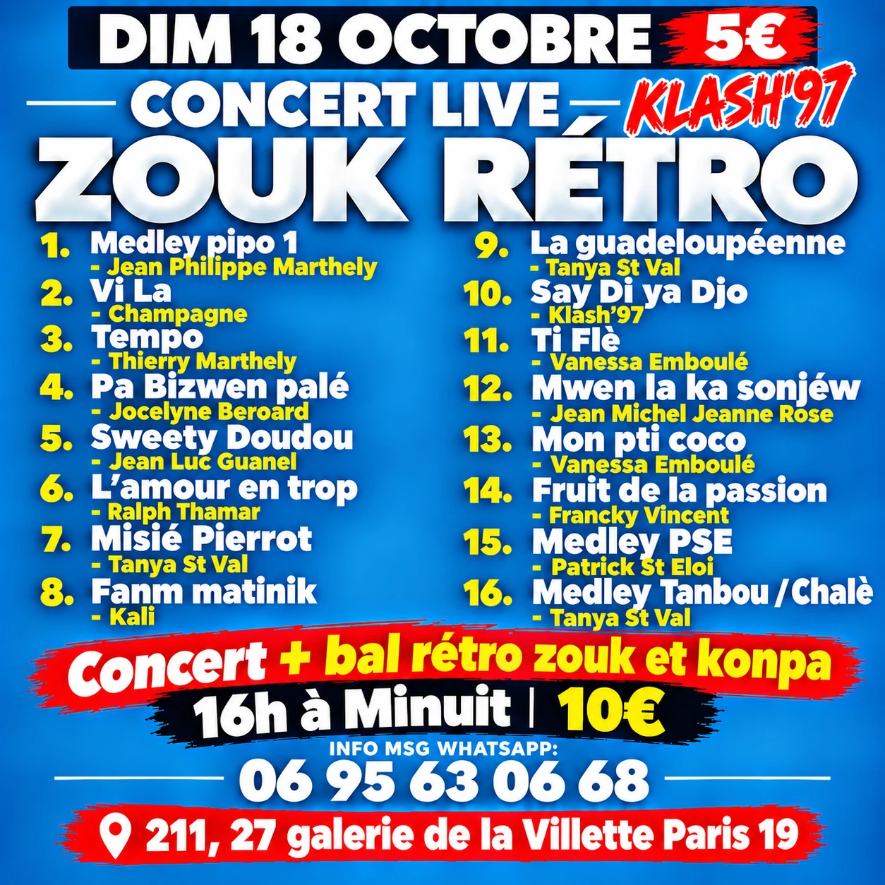 Concert Live Zouk