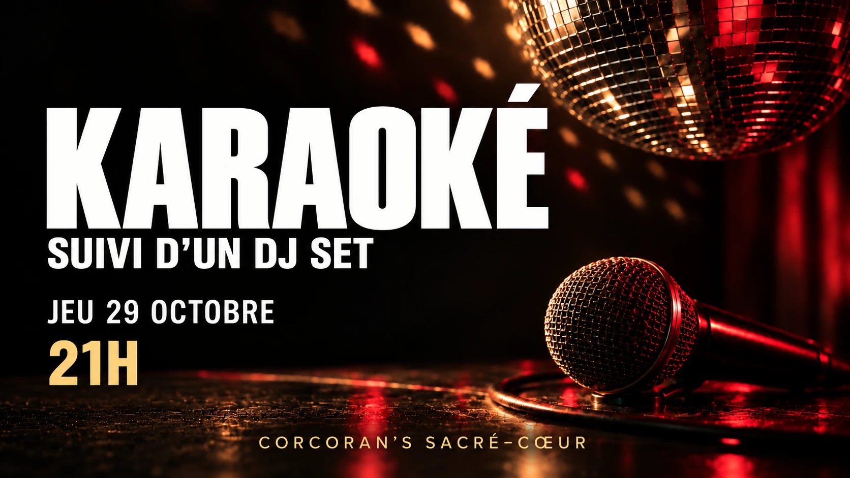 Karaoké & Dj Set - 29.10