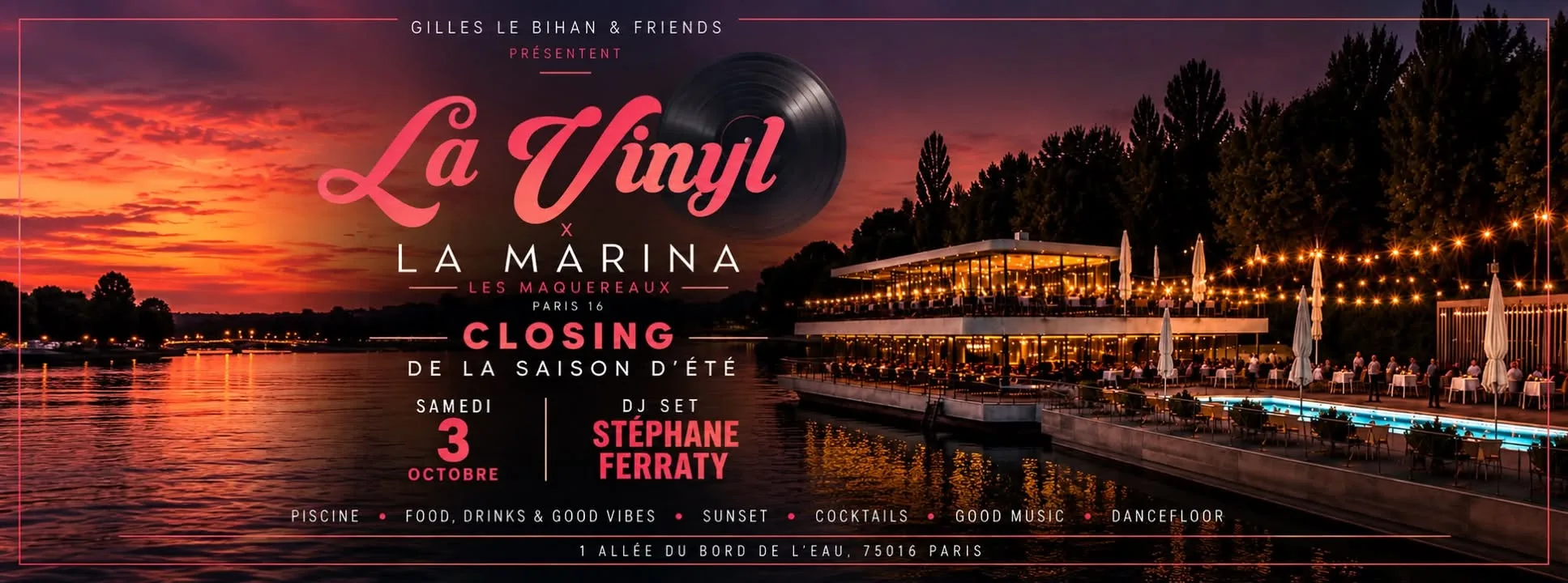 Closing De La Saison D'été À La Marina Avec Stephane Ferraty