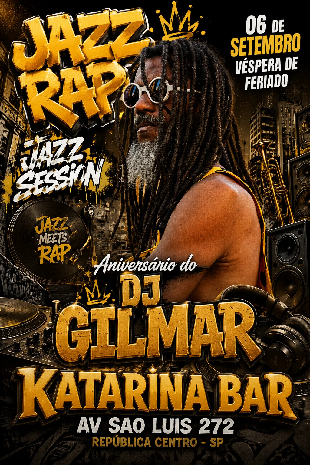 Jazz Rap Session - Dj Gilmar + Rodrigo Ogi + Richard Fermino
