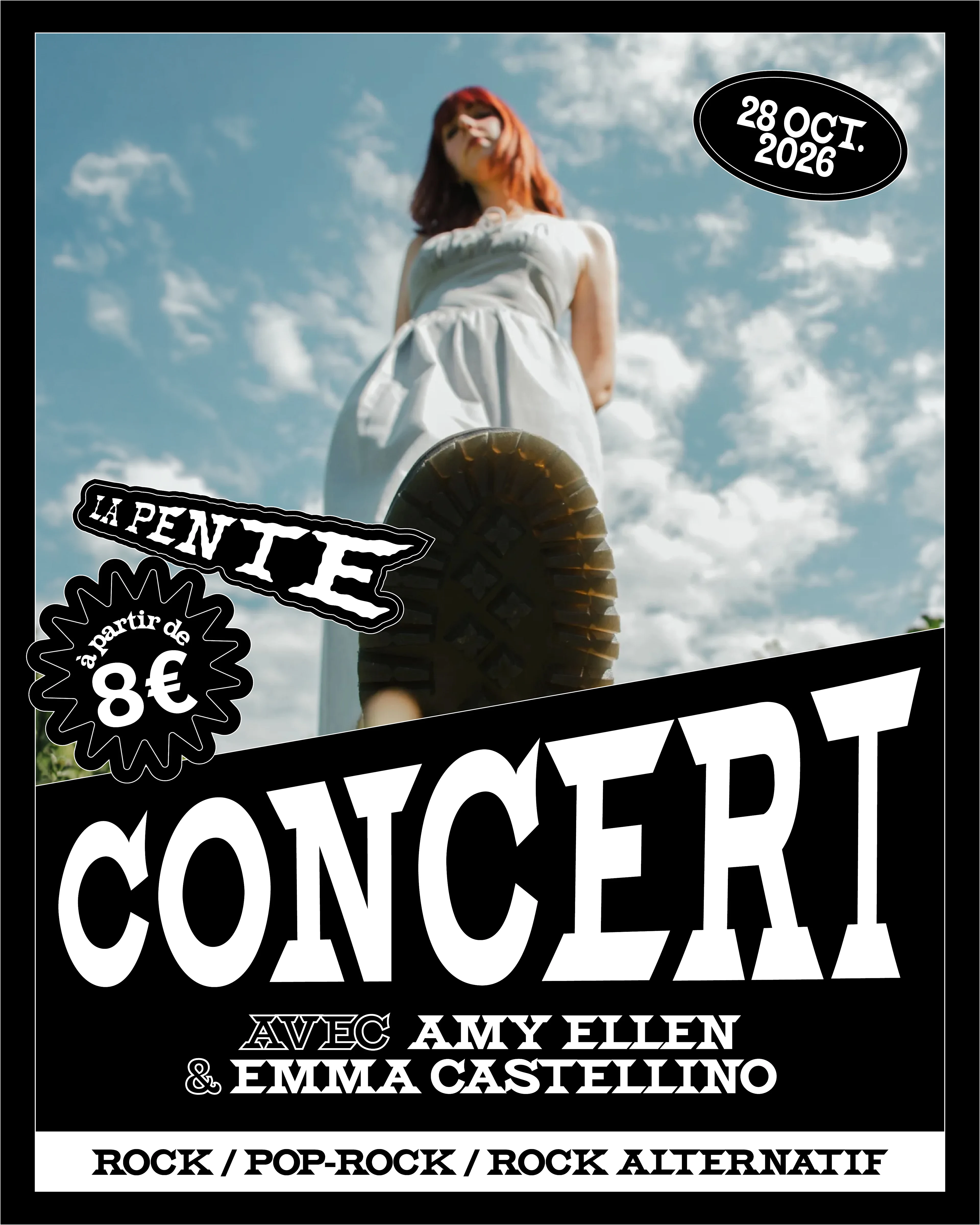 Concert : Amy Ellen & Emma Castellino [Pop-Rock / Rock Alt]